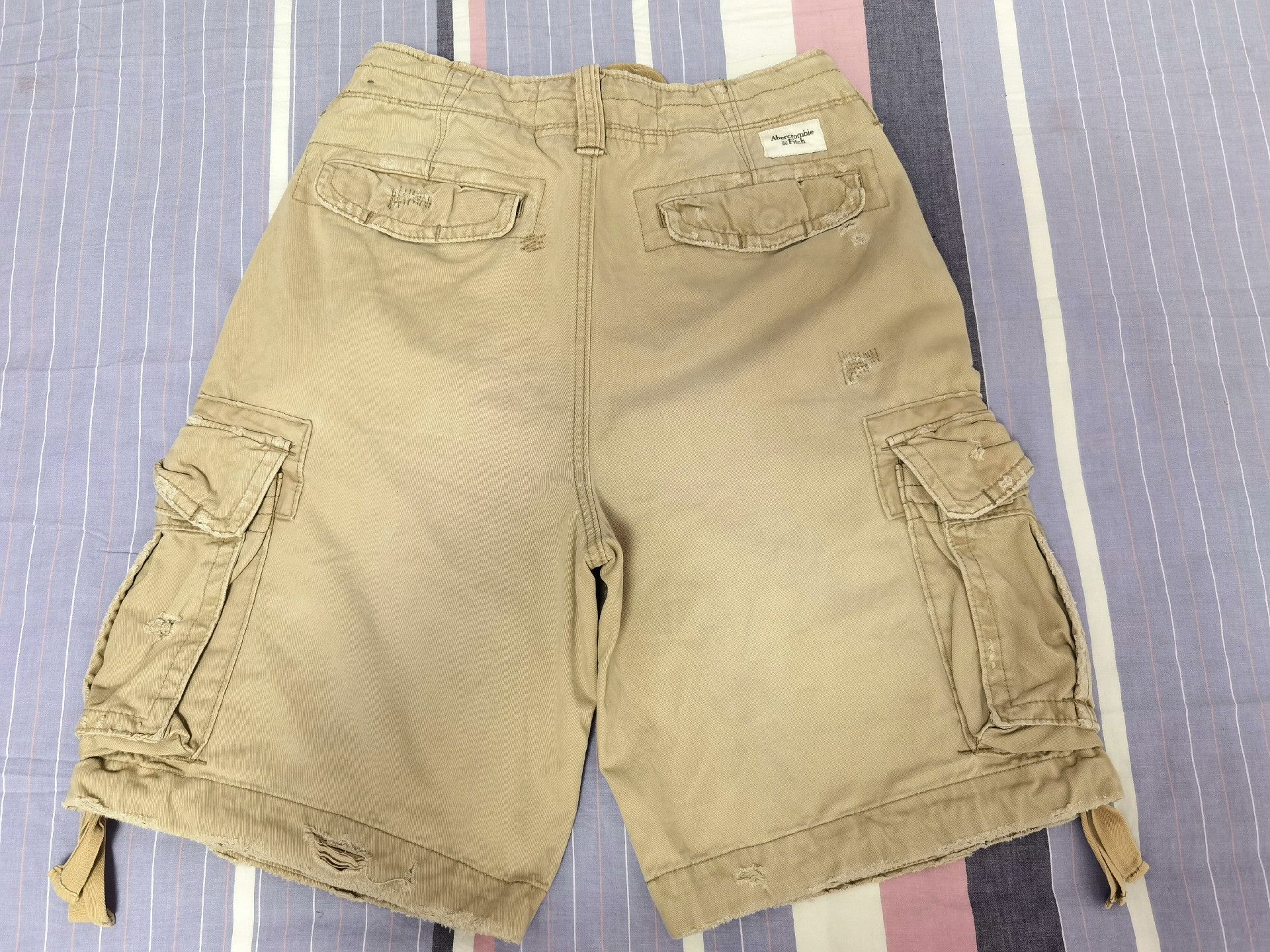 Abercrombie & Fitch AF 2010 Cargo Work Shorts Size US 30 / EU 46 - 2 Thumbnail