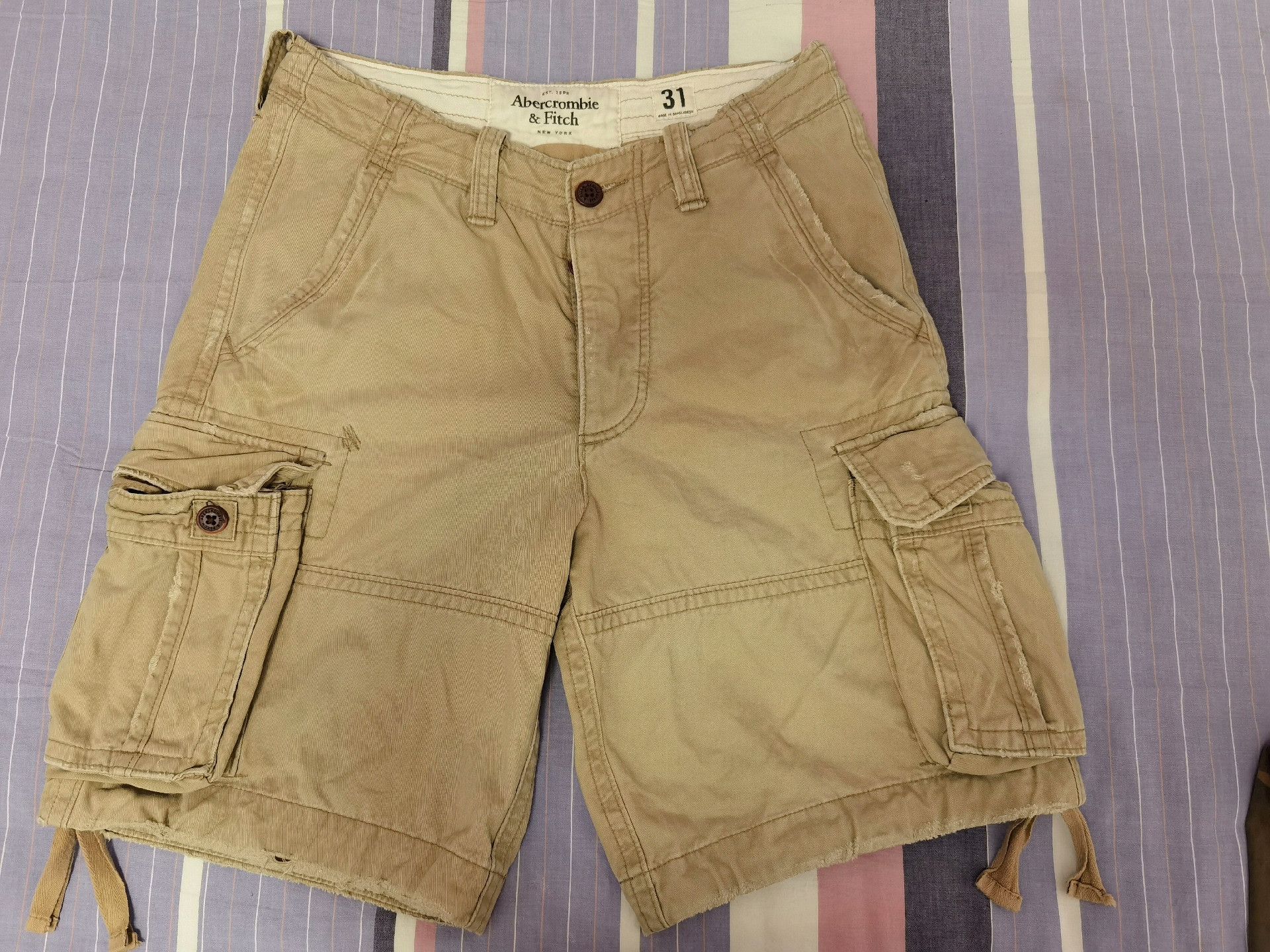 Abercrombie & Fitch AF 10 Style Work Shorts 31 Size US 31 - 4 Thumbnail
