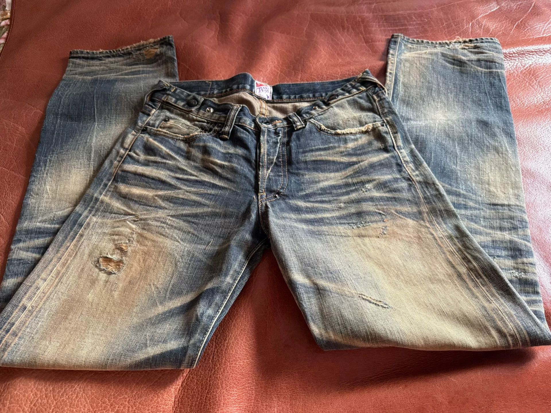 Prps PRPS Purple Ear Straight Jeans W31 Size US 31 - 4 Thumbnail