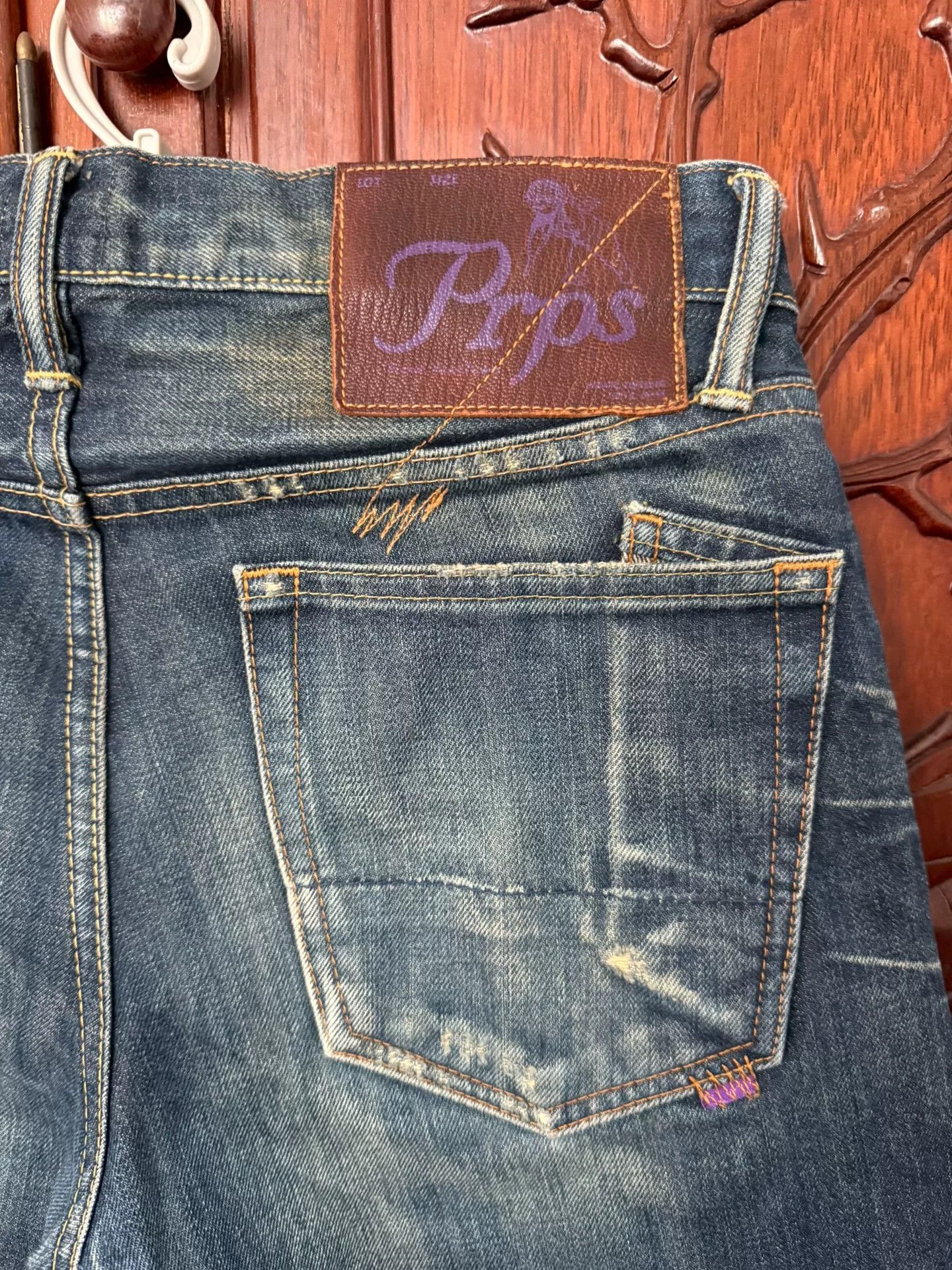 Prps PRPS Men's Straight Denim Jeans Size US 28 / EU 44 - 3 Thumbnail