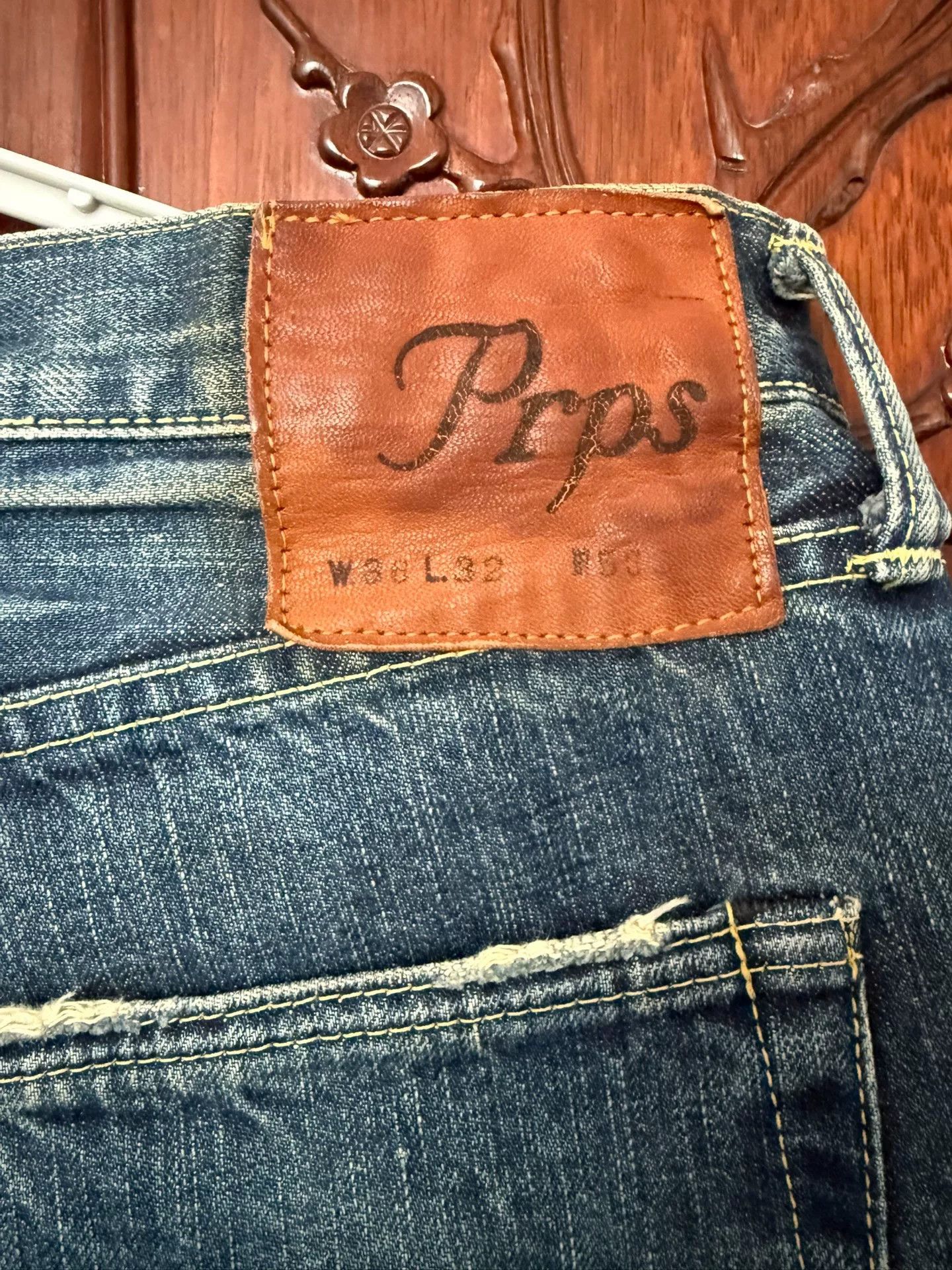 Prps PRPS Men's Straight Jeans W36 Size US 36 / EU 52 - 3 Thumbnail