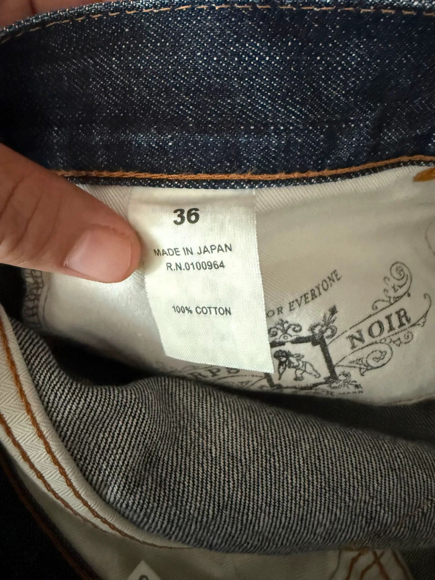 Prps PRPS NOIR Limited Series Men's Jeans Size US 36 / EU 52 - 4 Thumbnail