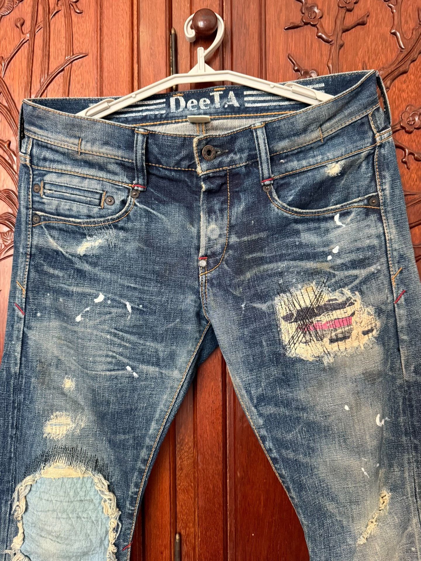 DETAJ DEETA Men's Slim Straight Jeans Size US 32 / EU 48 - 4 Thumbnail