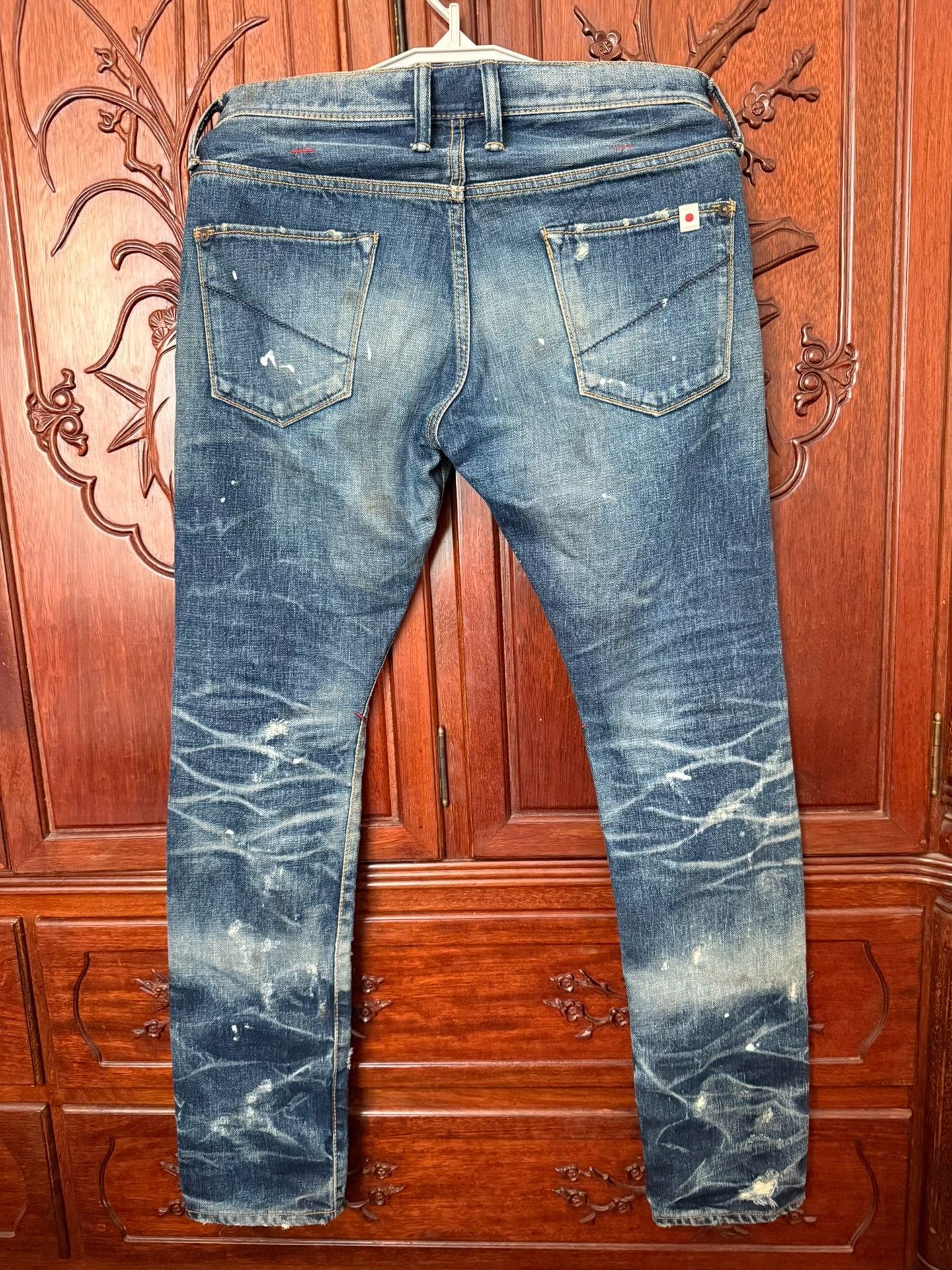 DETAJ DEETA Men's Slim Straight Jeans Size US 32 / EU 48 - 3 Thumbnail