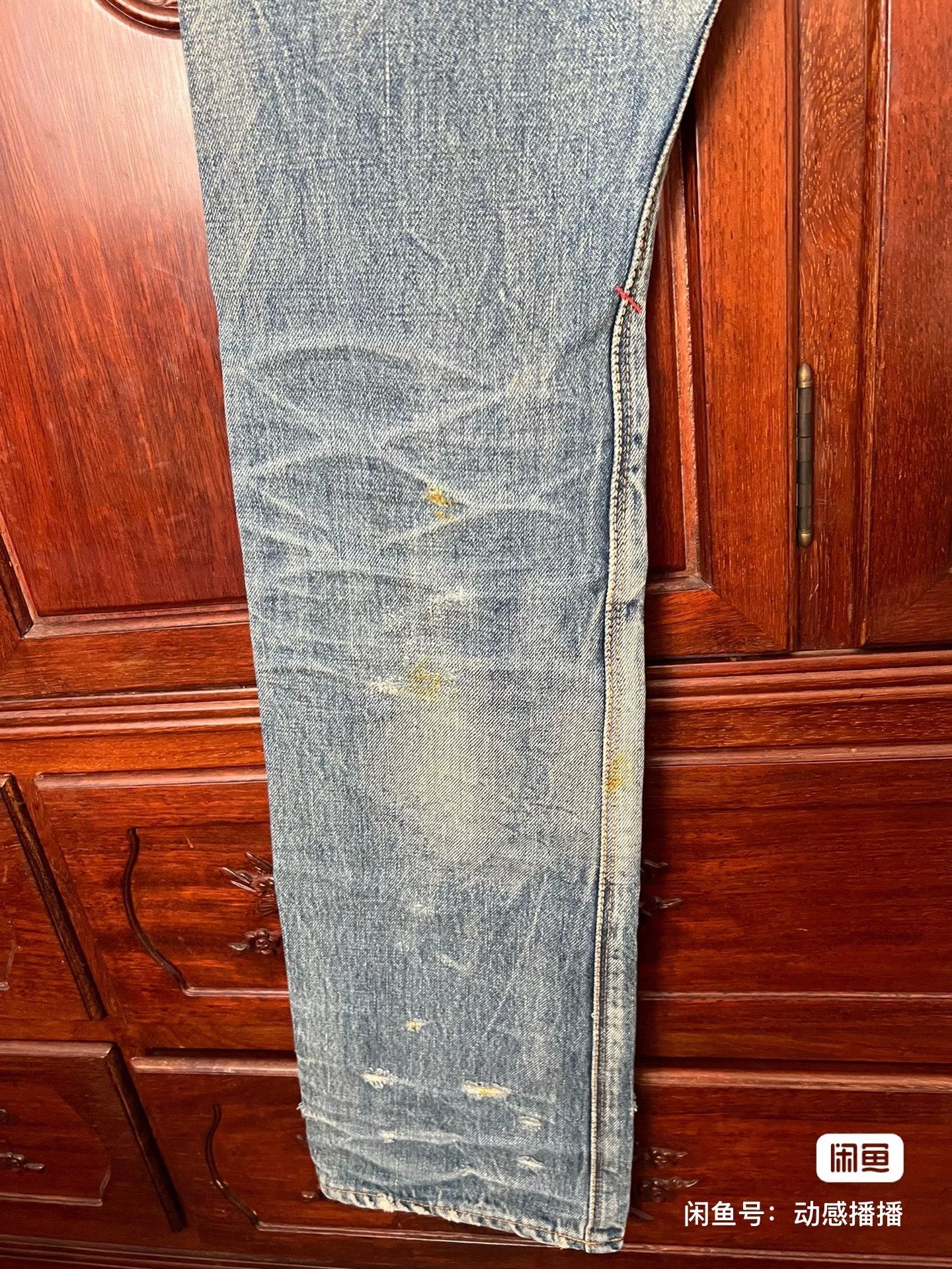 RRL Ralph Lauren Deeta Men's Light Blue Selvedge Jeans Size US 30 / EU 46 - 4 Thumbnail