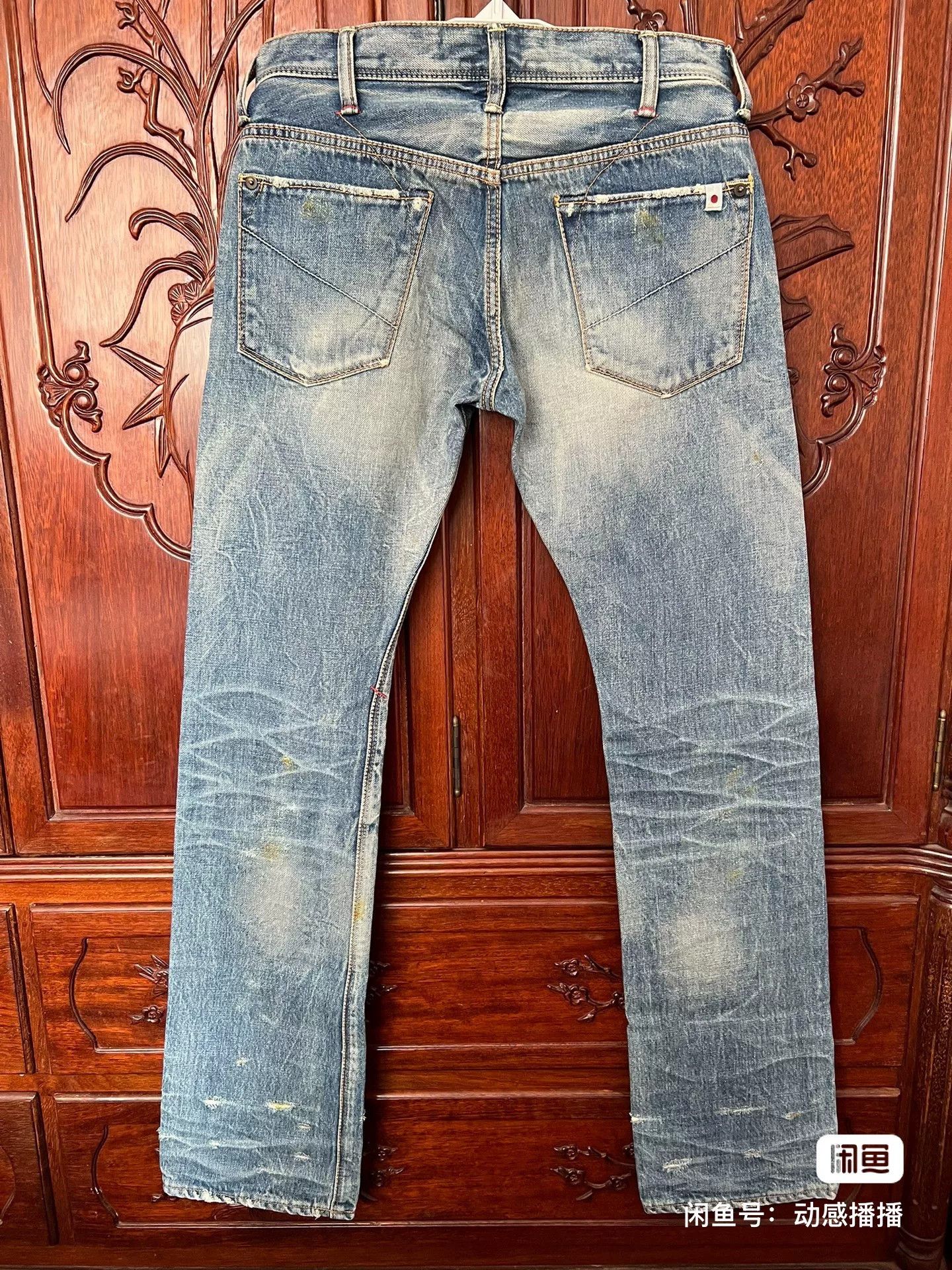 RRL Ralph Lauren Deeta Men's Light Blue Selvedge Jeans Size US 30 / EU 46 - 3 Thumbnail