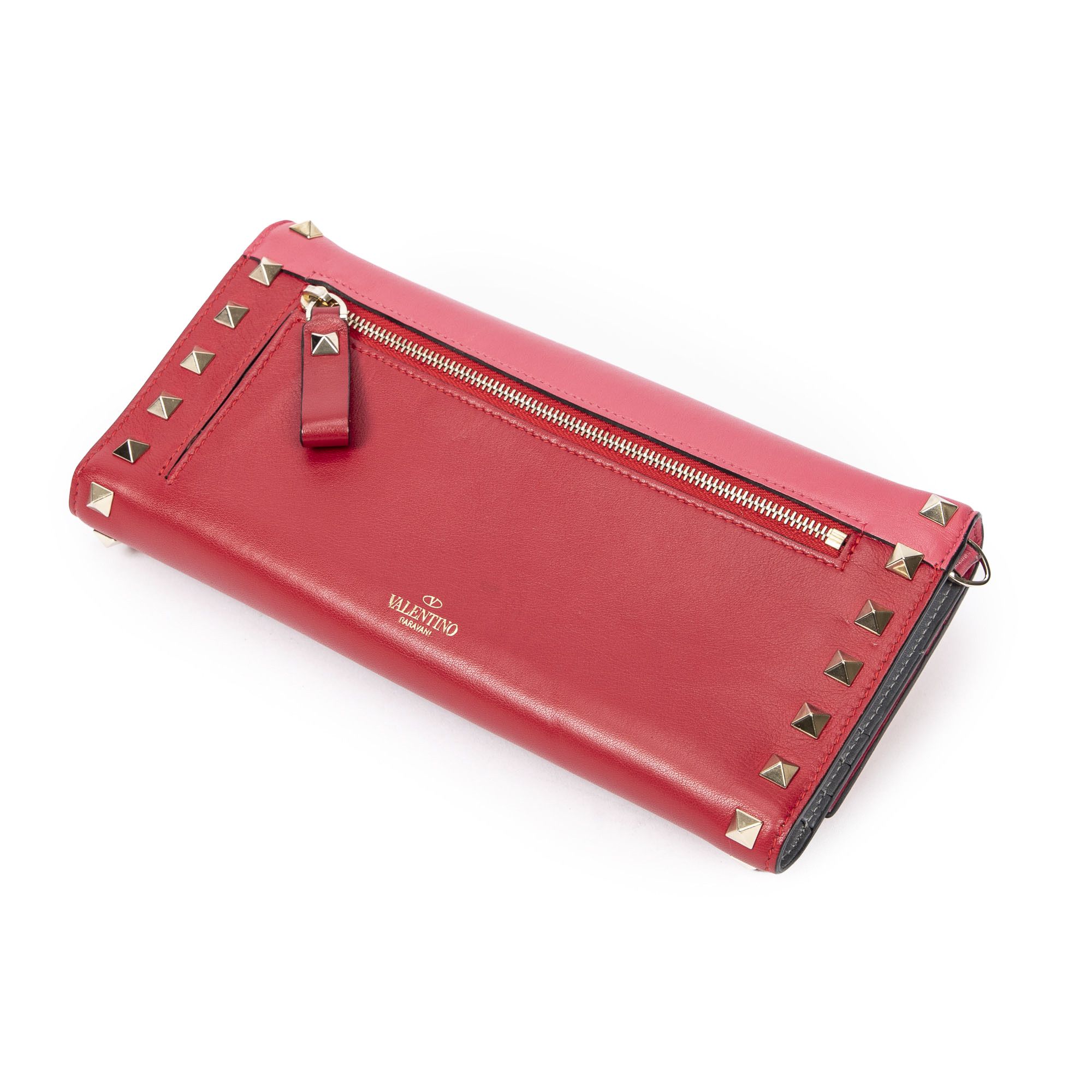 Valentino Rockstud Trifold Travel Wallet Size ONE SIZE - 2 Thumbnail