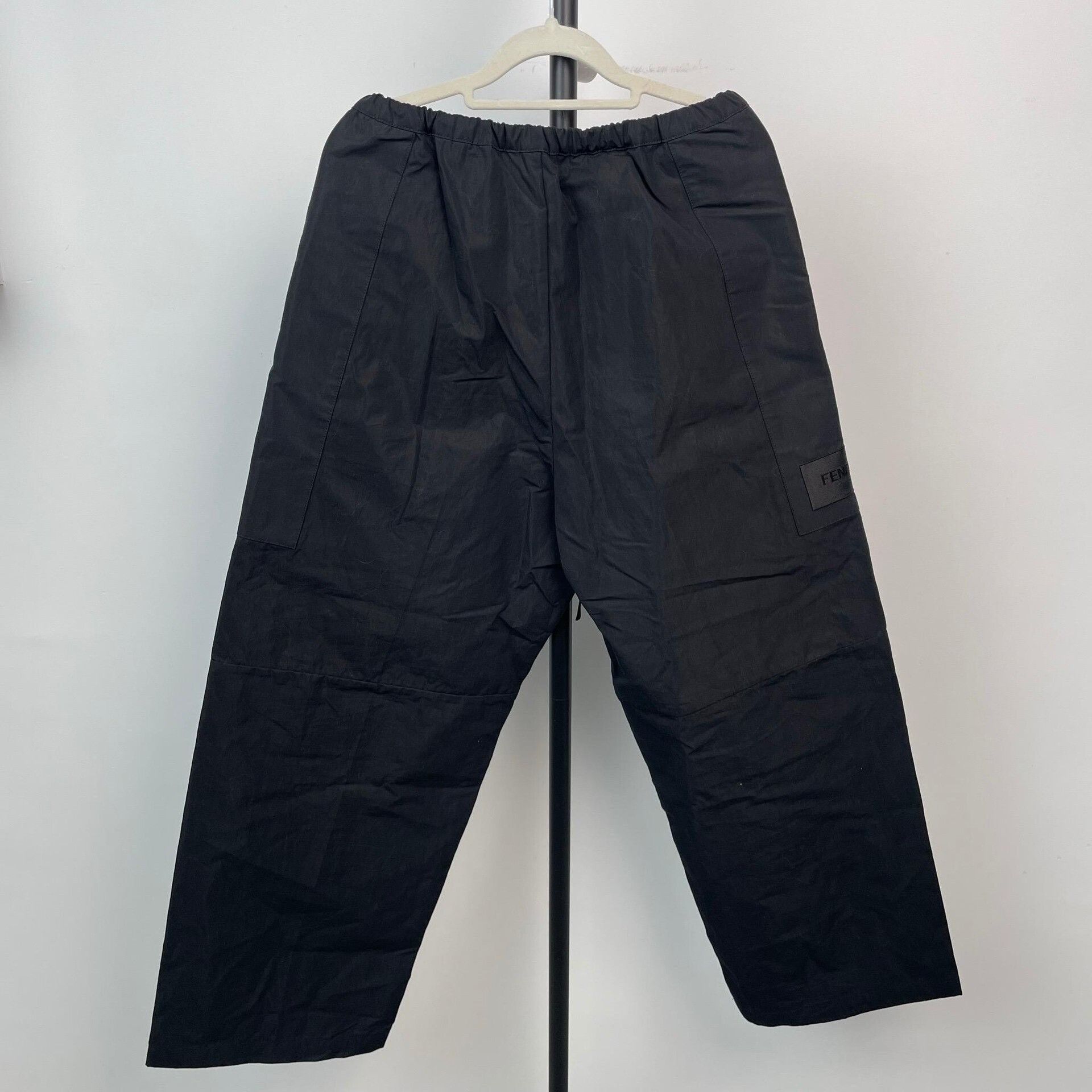 Fendi Fendi Wide-Leg Black Casual Pants 46 Men Size US 32 / EU 48 - 2 Thumbnail