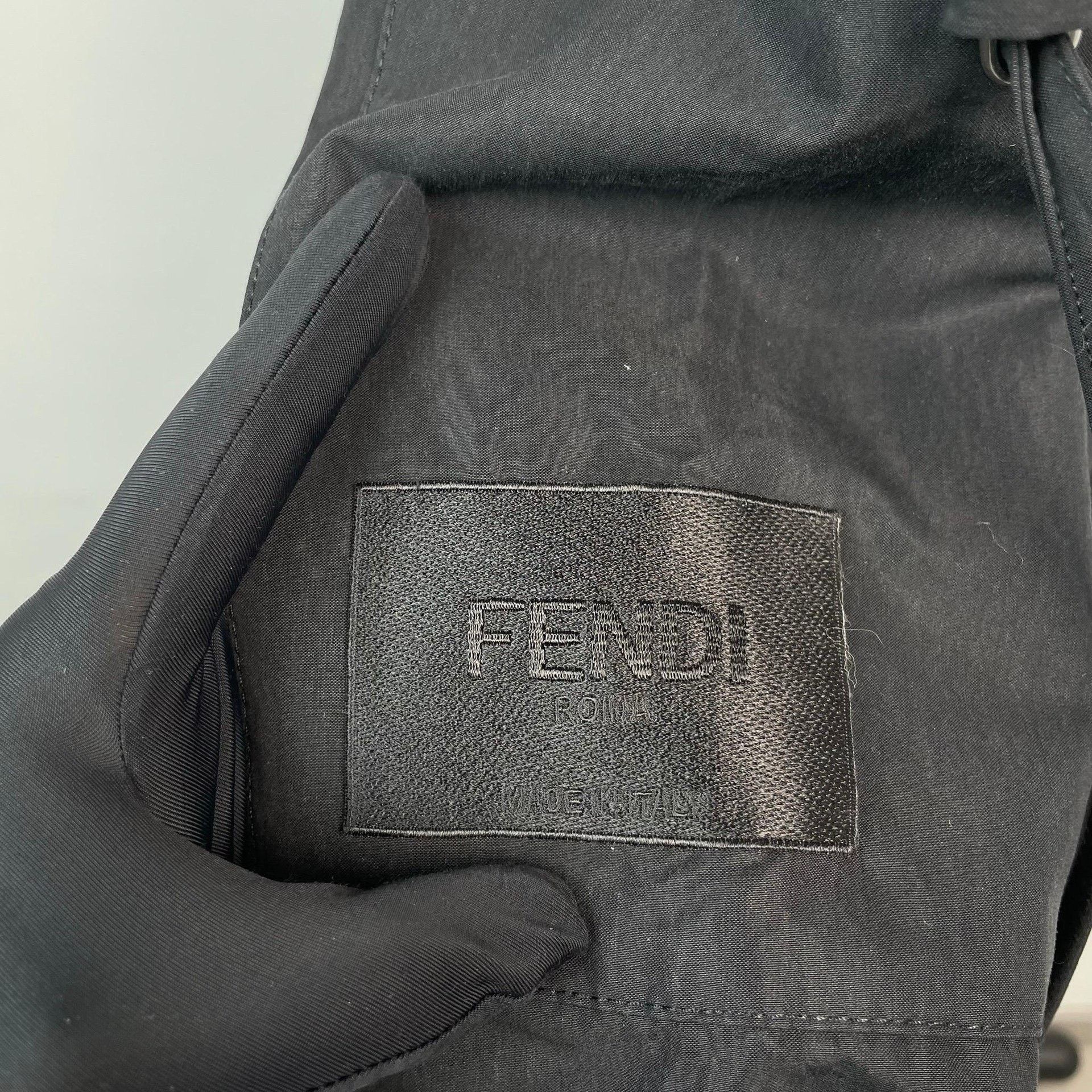 Fendi Fendi Wide-Leg Black Casual Pants 46 Men Size US 32 / EU 48 - 3 Thumbnail
