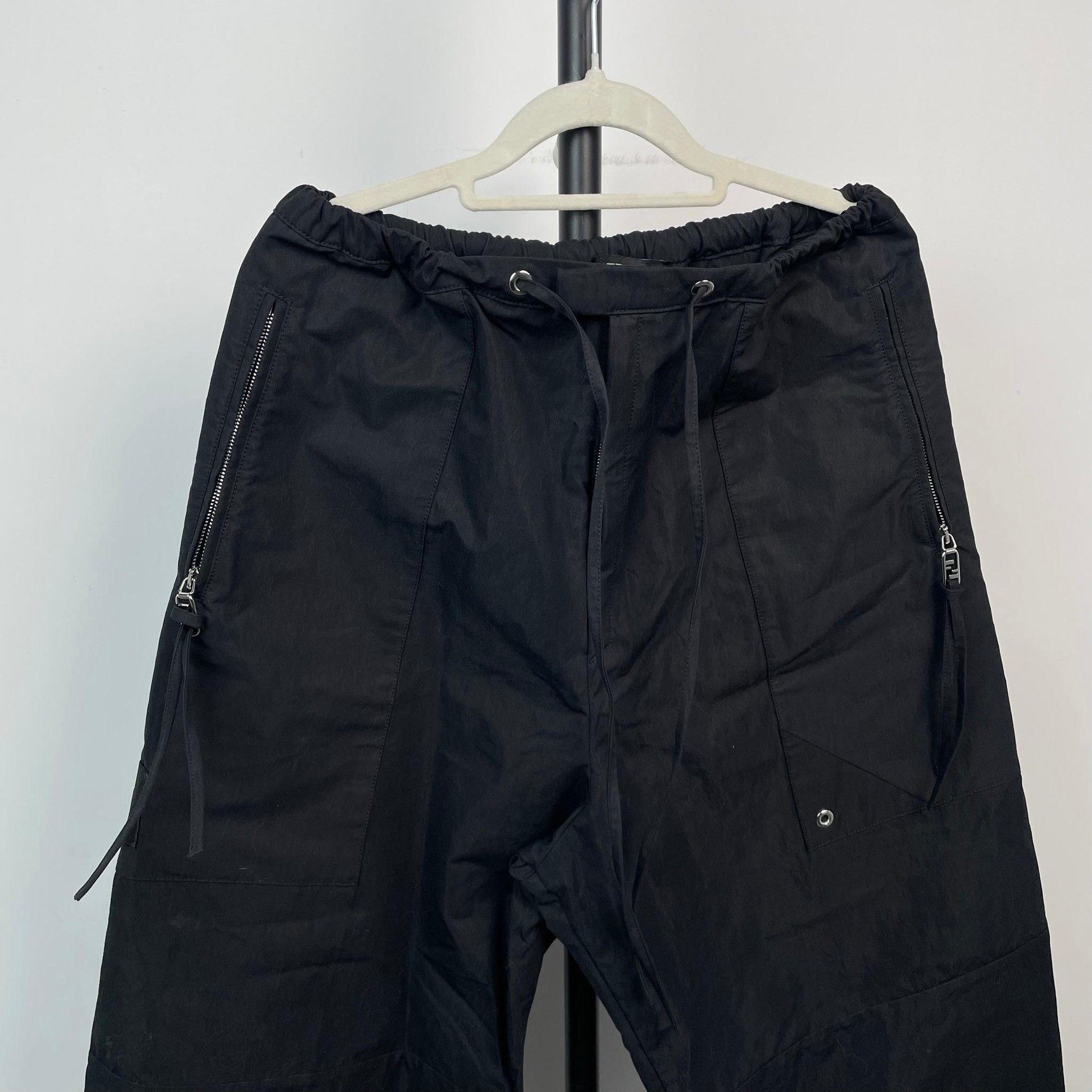 Fendi Fendi Wide-Leg Black Casual Pants 46 Men Size US 32 / EU 48 - 9 Thumbnail