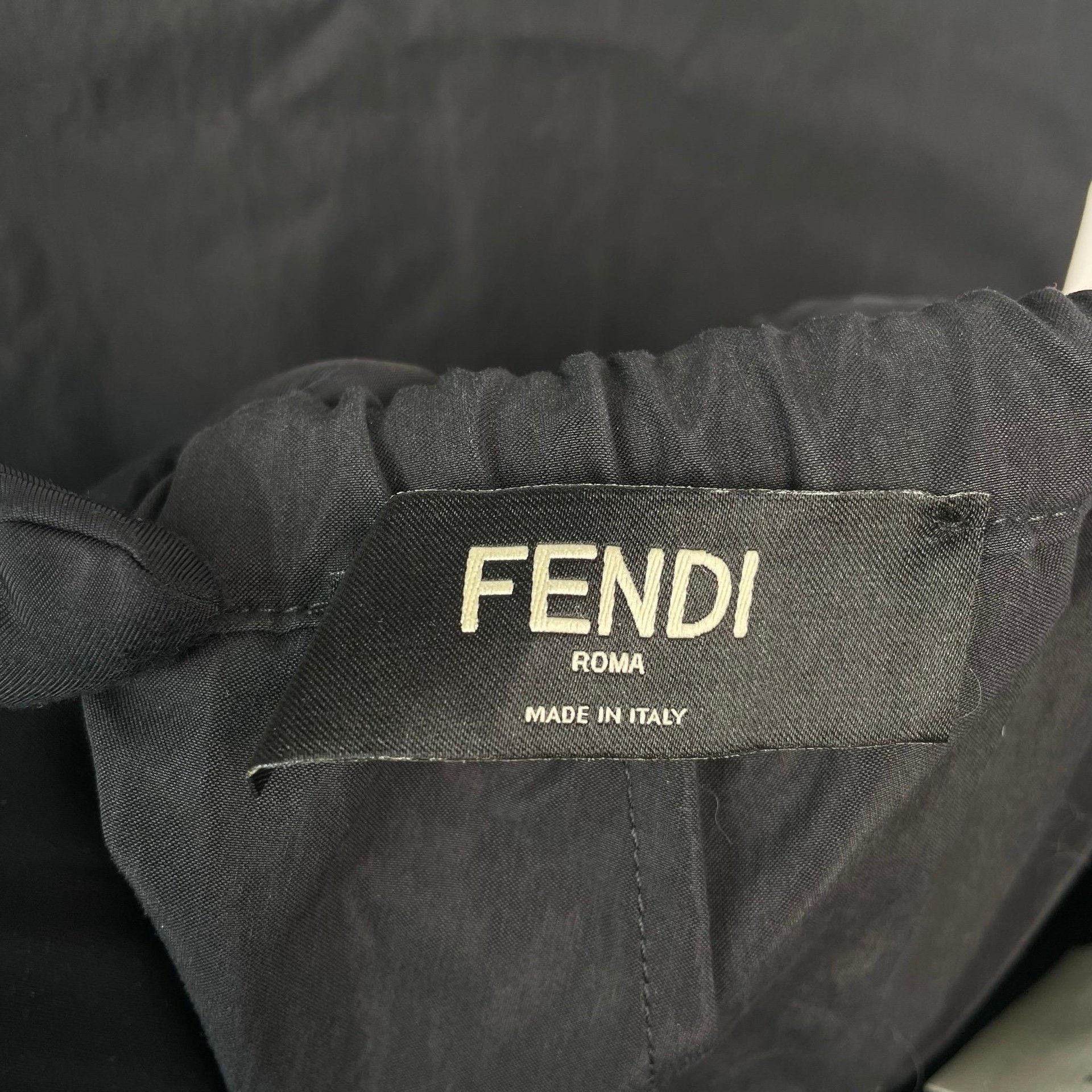 Fendi Fendi Wide-Leg Black Casual Pants 46 Men Size US 32 / EU 48 - 4 Thumbnail