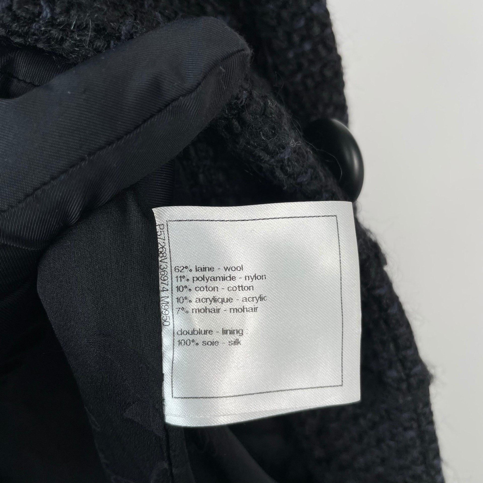 Chanel Chanel Black Heavy Coat 38 Men Size US S / EU 44-46 / 1 - 9 Thumbnail