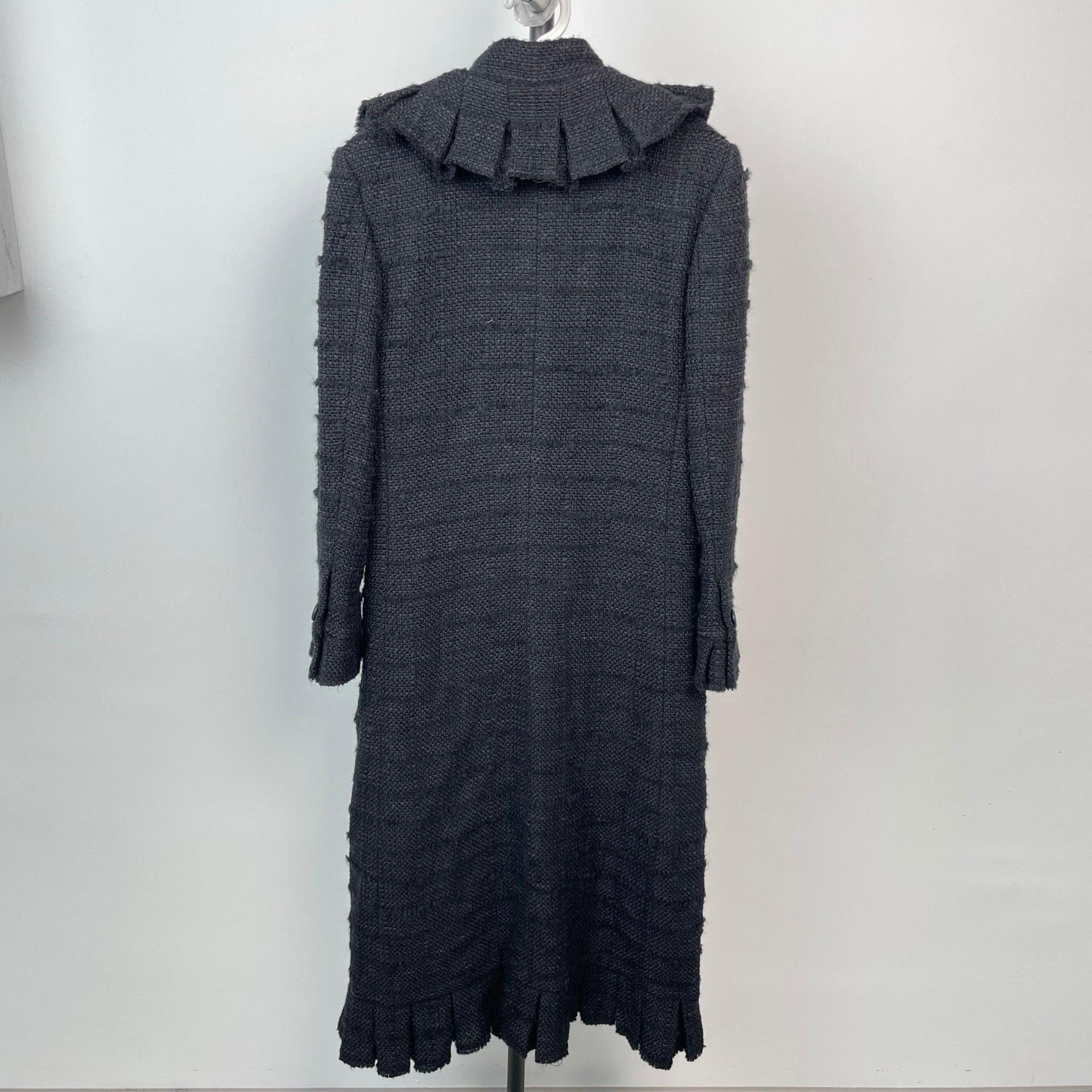 Chanel Chanel Black Heavy Coat 38 Men Size US S / EU 44-46 / 1 - 2 Thumbnail