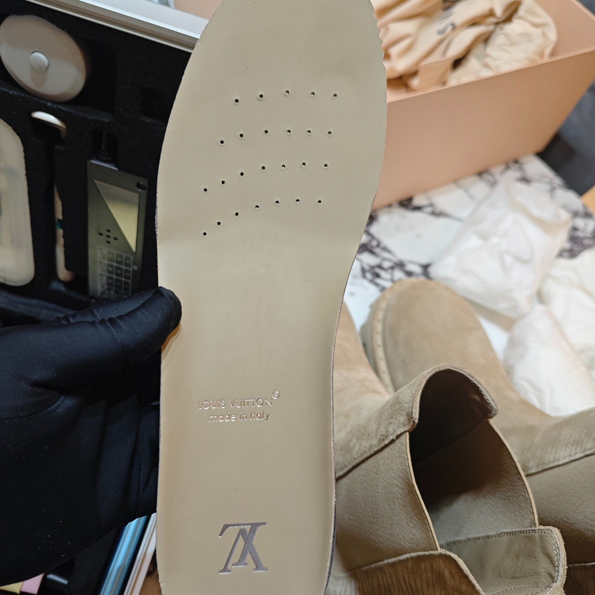 Louis Vuitton Louis Vuitton Beige Boots 9 Men Size US 9 / EU 42 - 5 Thumbnail