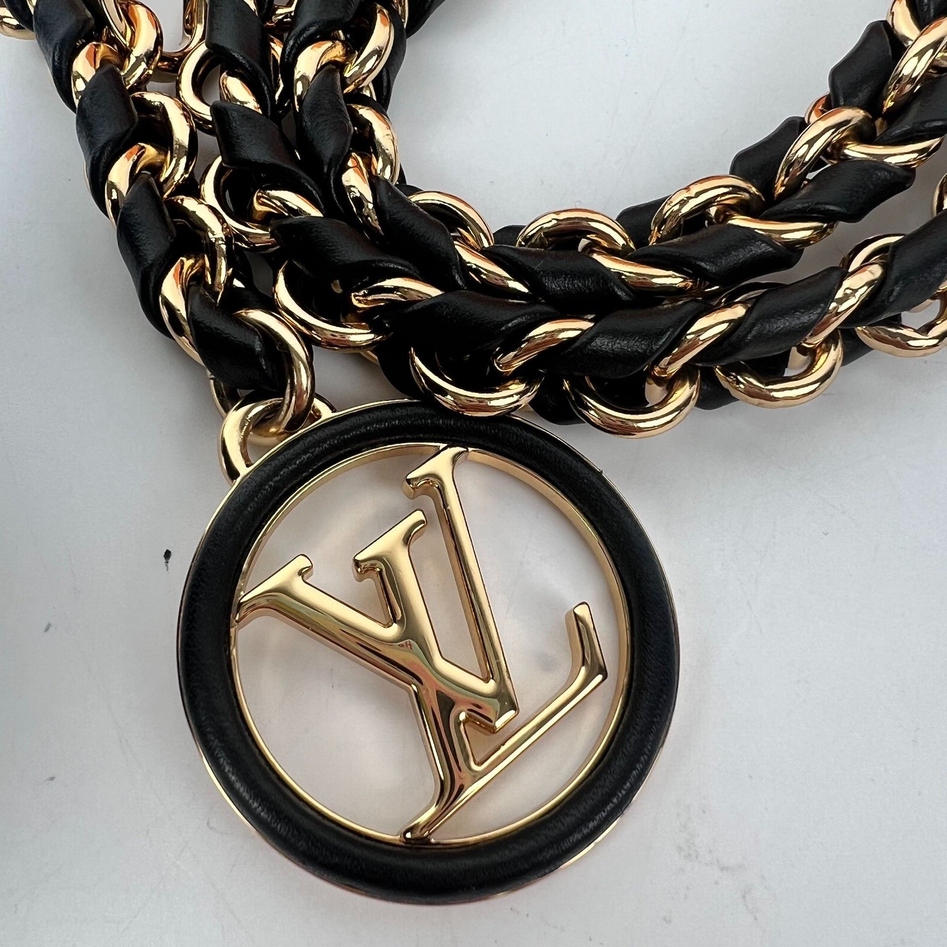 Louis Vuitton Louis Vuitton Gold Belt XS Men Size ONE SIZE - 2 Thumbnail