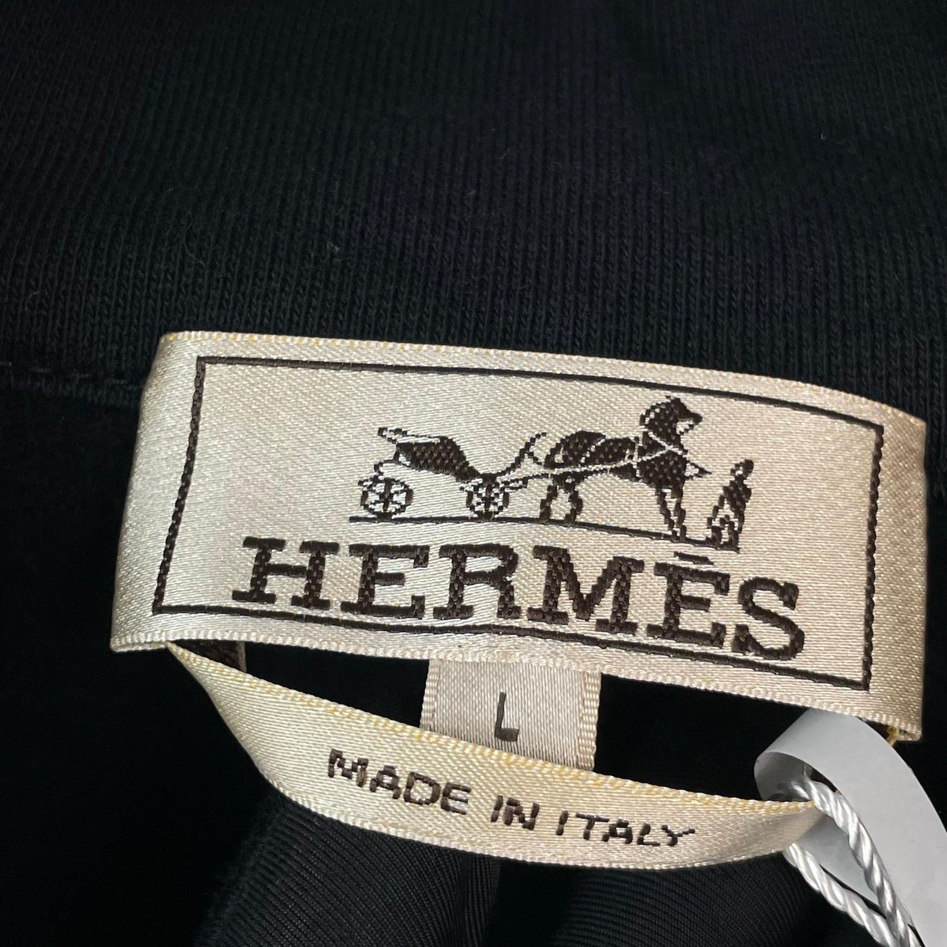 Hermes Hermes Thermal Black Hoodie L Women Size L / US 10 / IT 46 - 6 Thumbnail