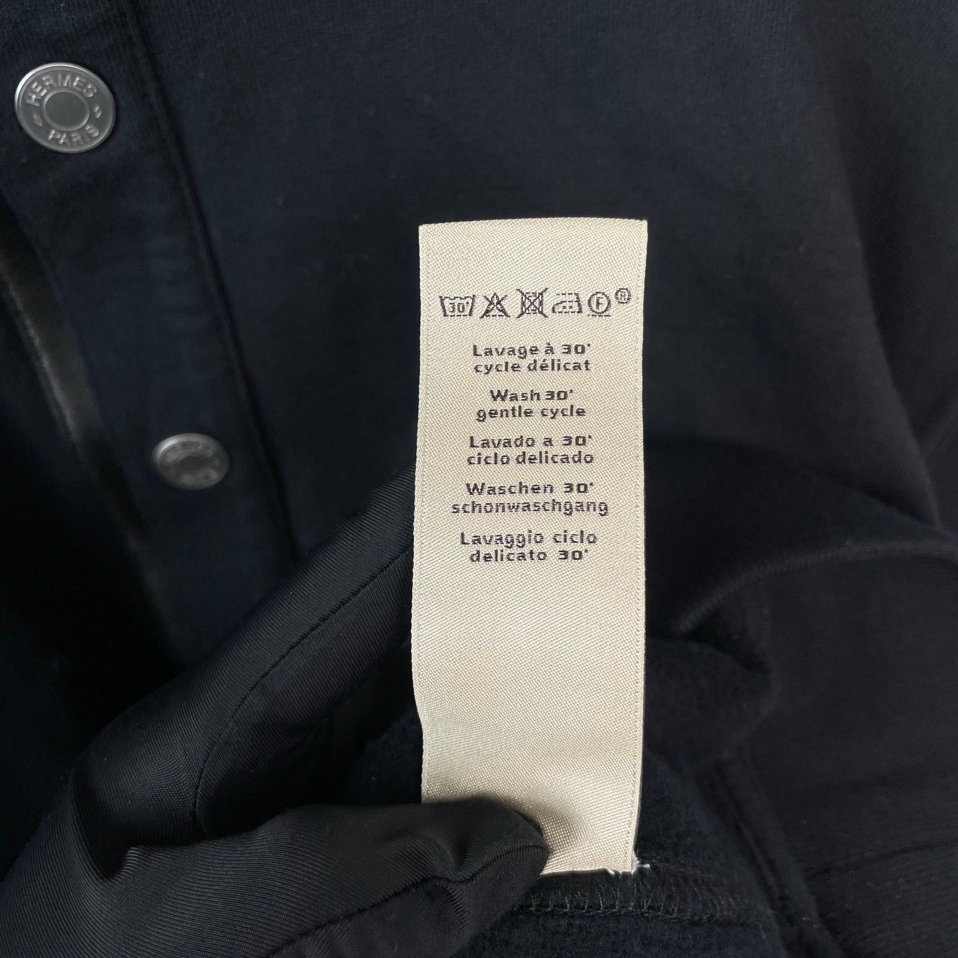 Hermes Hermes Thermal Black Hoodie L Women Size L / US 10 / IT 46 - 7 Thumbnail