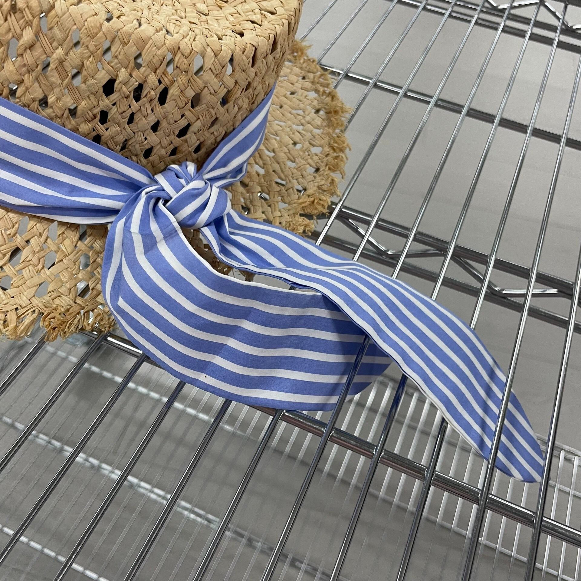 Miu Miu Miu Miu Knit Striped Blue Hat S Men Size ONE SIZE - 3 Thumbnail