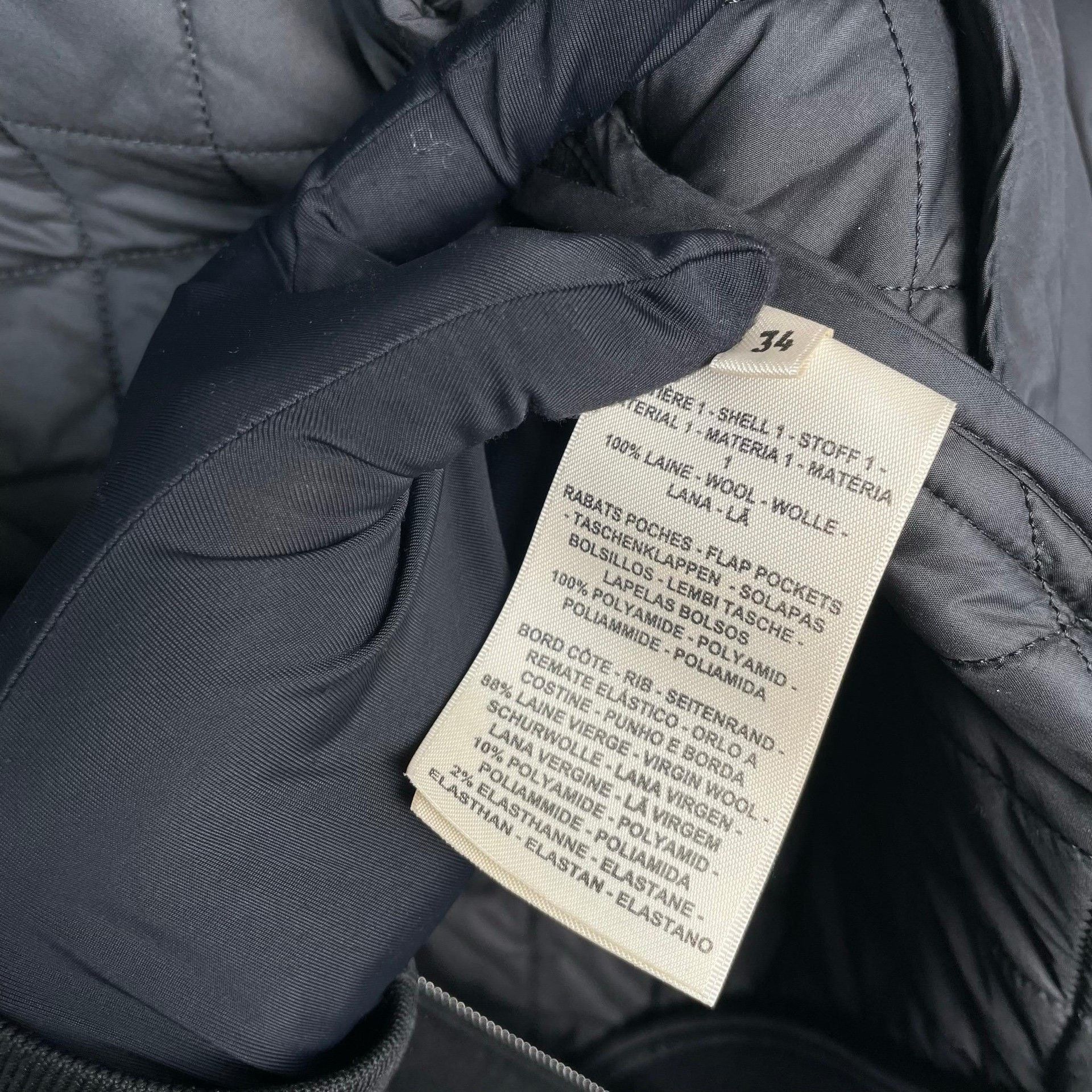 Hermes Hermes Plaid Black Down Jacket 34 Women Size XS / US 0-2 / IT 36-38 - 8 Thumbnail