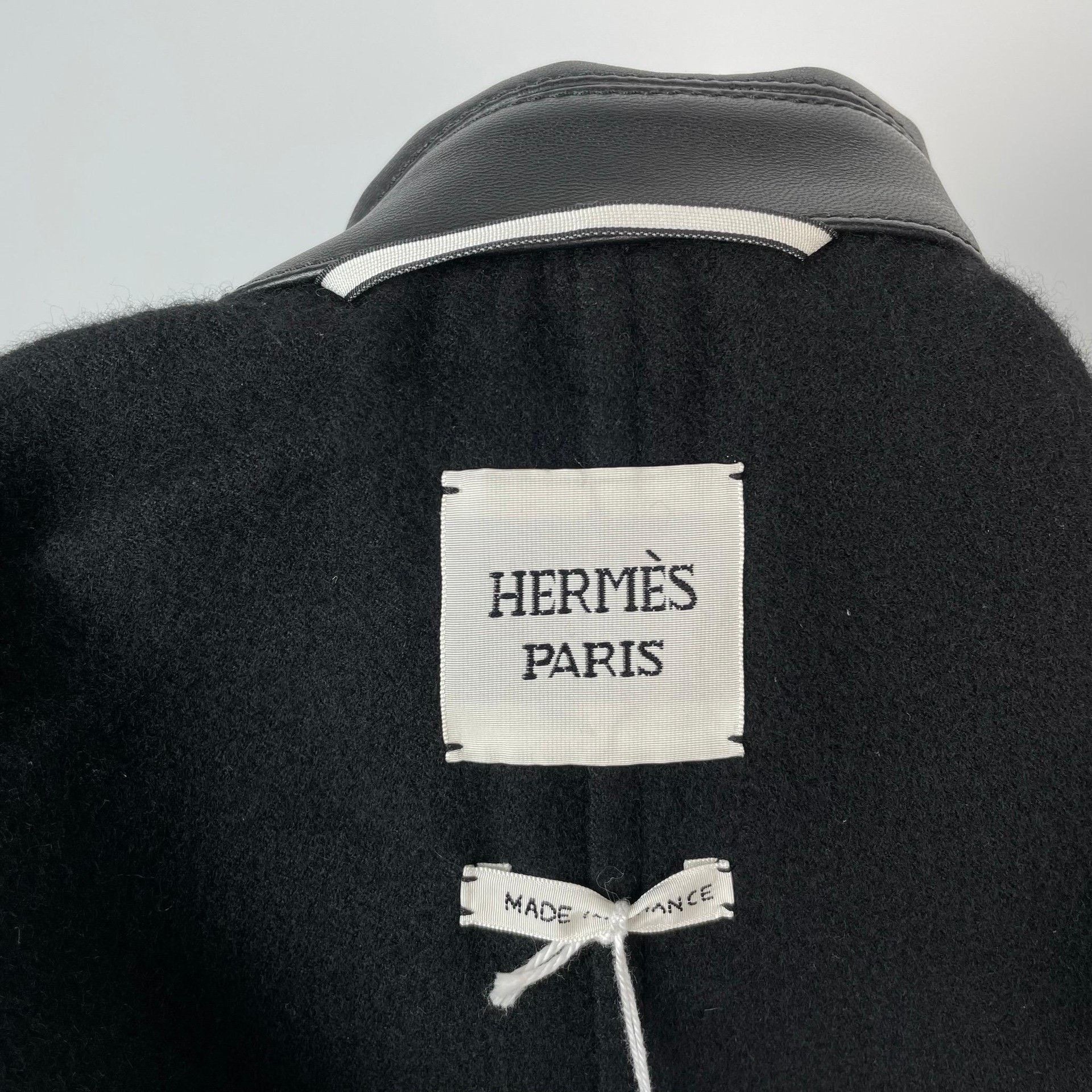Hermes Hermes Black Heavy Coat 34 Men Size US XS / EU 42 / 0 - 4 Thumbnail