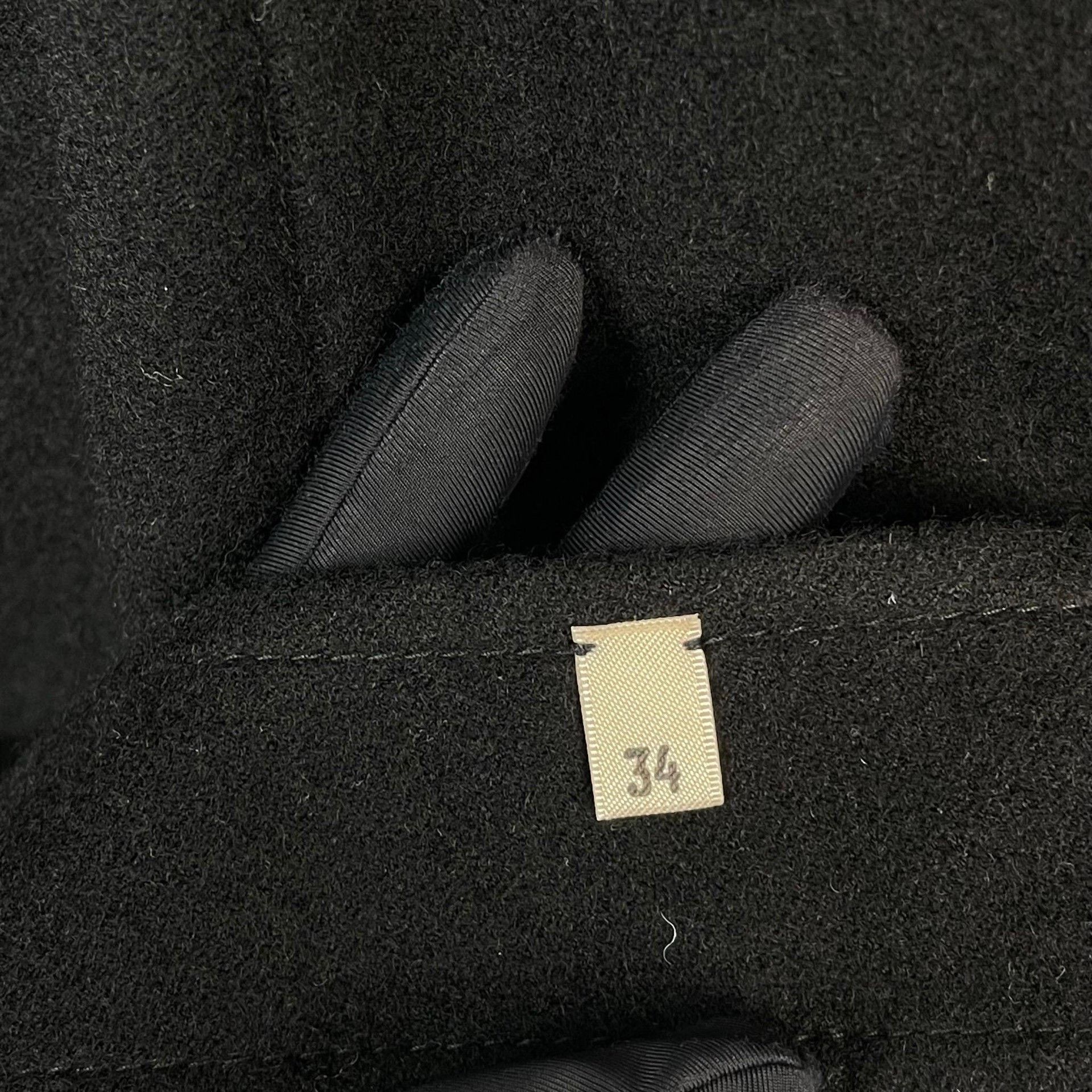 Hermes Hermes Black Heavy Coat 34 Men Size US XS / EU 42 / 0 - 7 Thumbnail