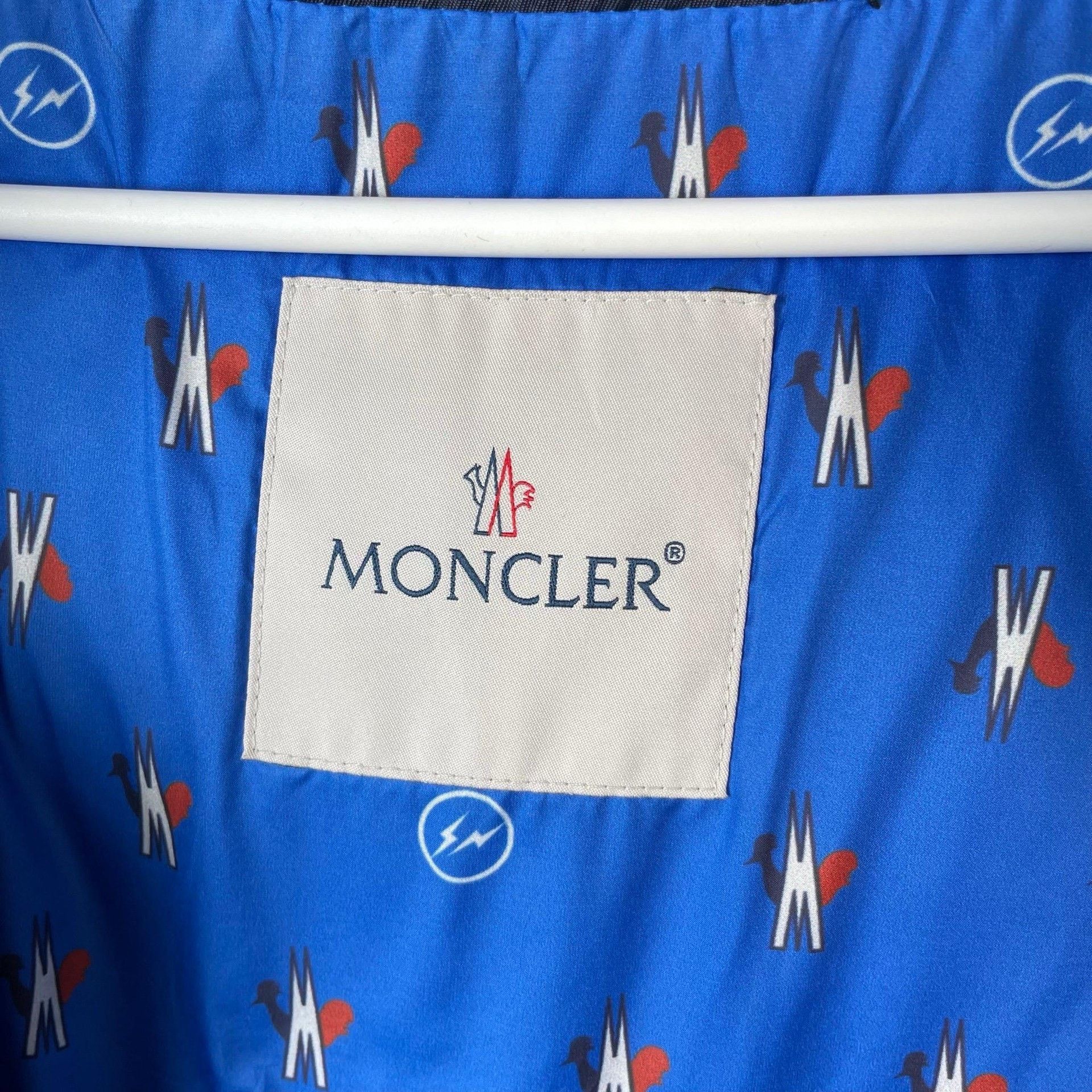 Moncler Moncler Collab Blue Heavy Coat 4 Men Size US XS / EU 42 / 0 - 8 Thumbnail
