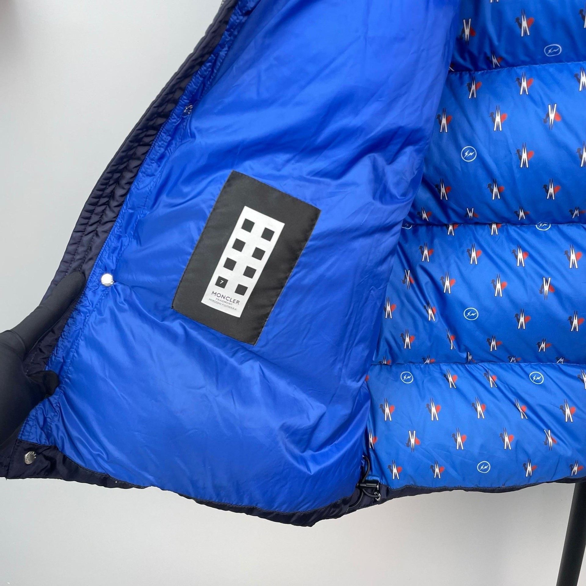 Moncler Moncler Collab Blue Heavy Coat 4 Men Size US XS / EU 42 / 0 - 4 Thumbnail