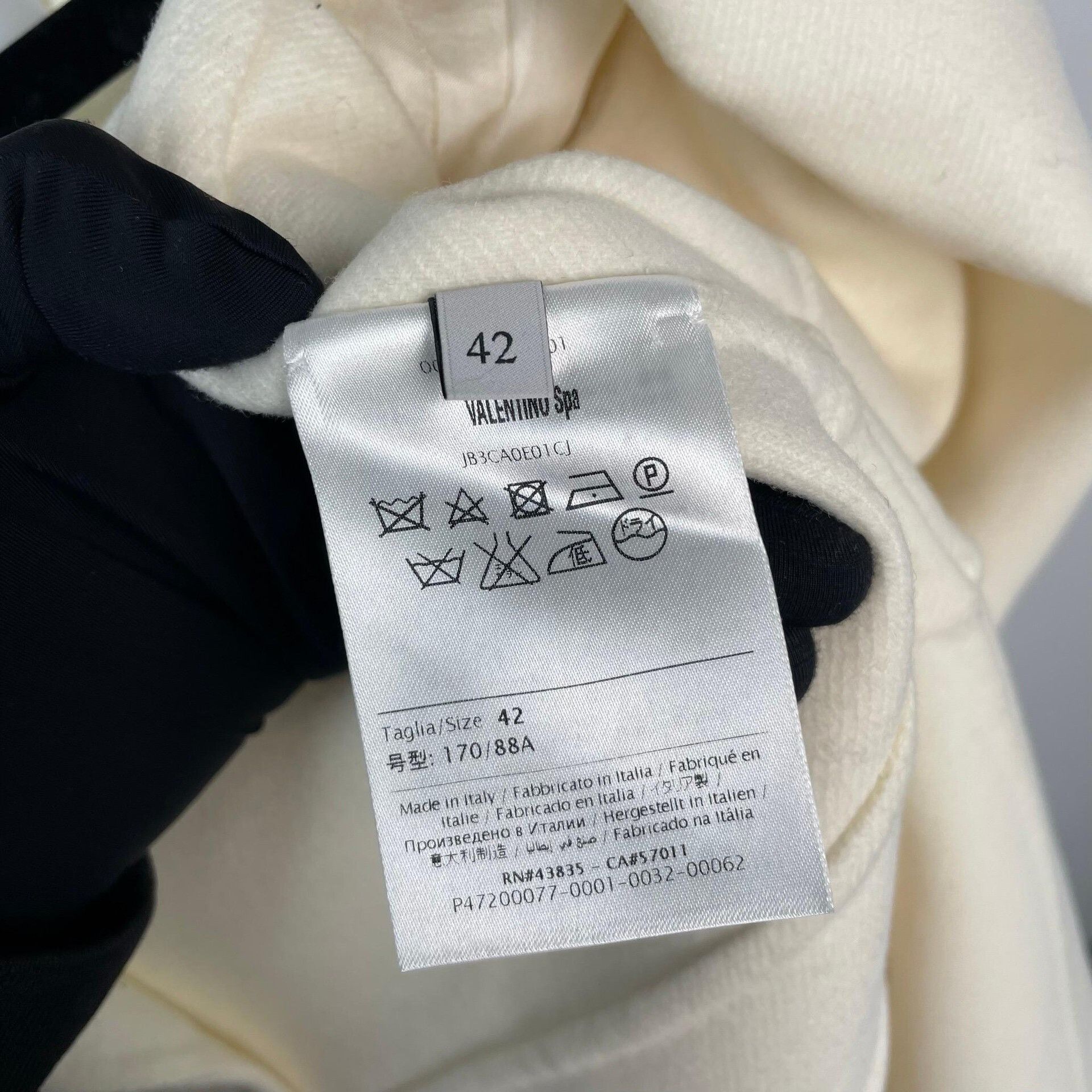 Valentino Valentino White Hoodie 42 Men Size US M / EU 48-50 / 2 - 6 Thumbnail