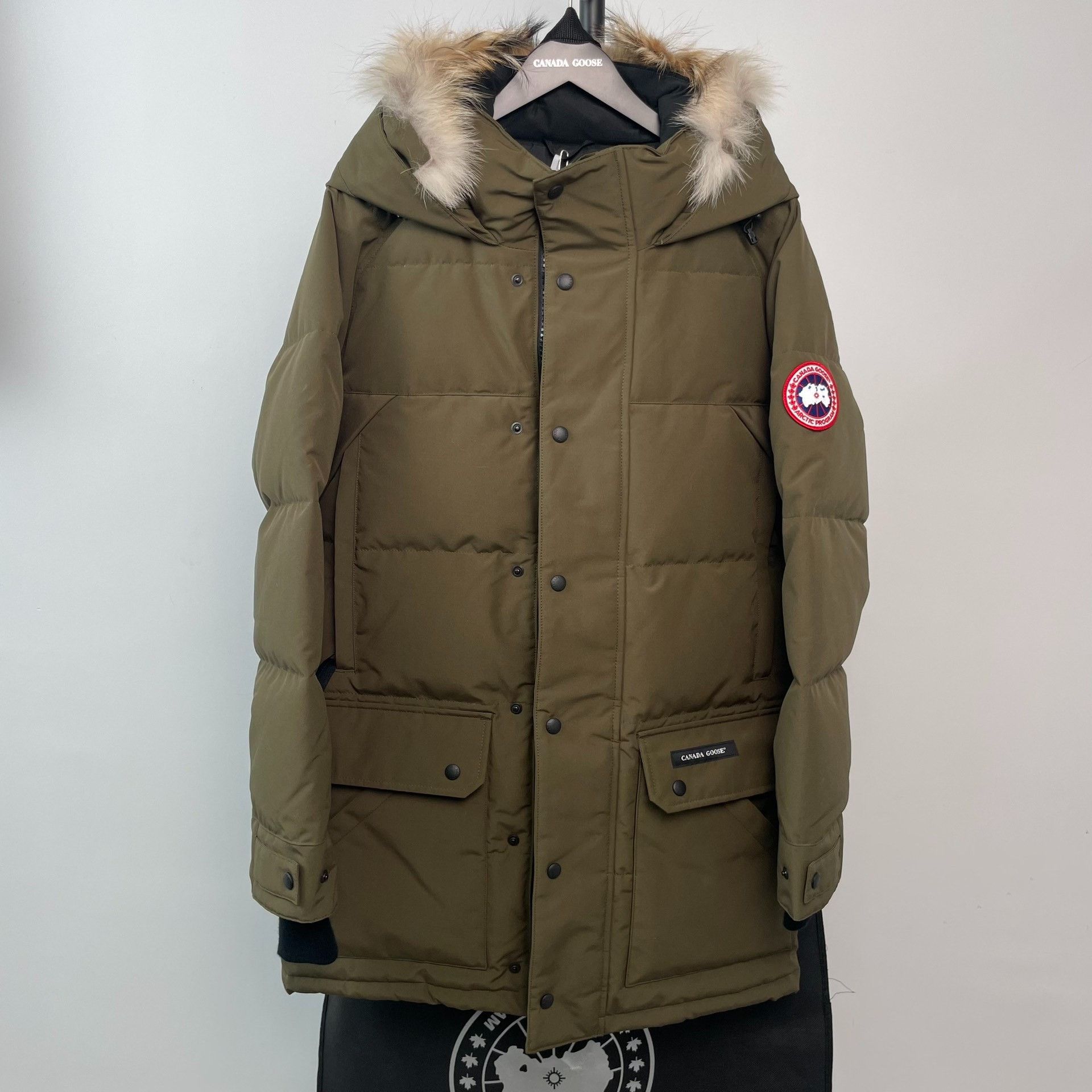 Canada Goose Canada Goose Green Heavy Coat M Men Size US M / EU 48-50 / 2 - 9 Thumbnail