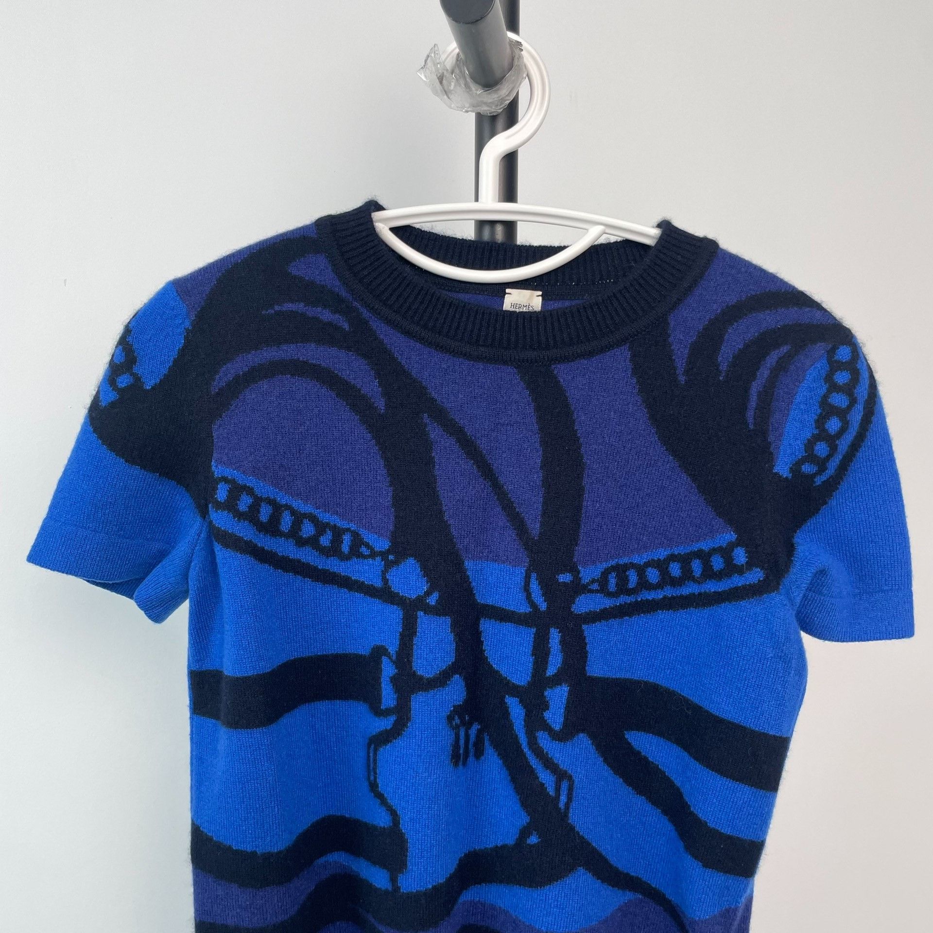 Hermes Hermes Blue Sweater 36 Women Size S / US 4 / IT 40 - 4 Thumbnail