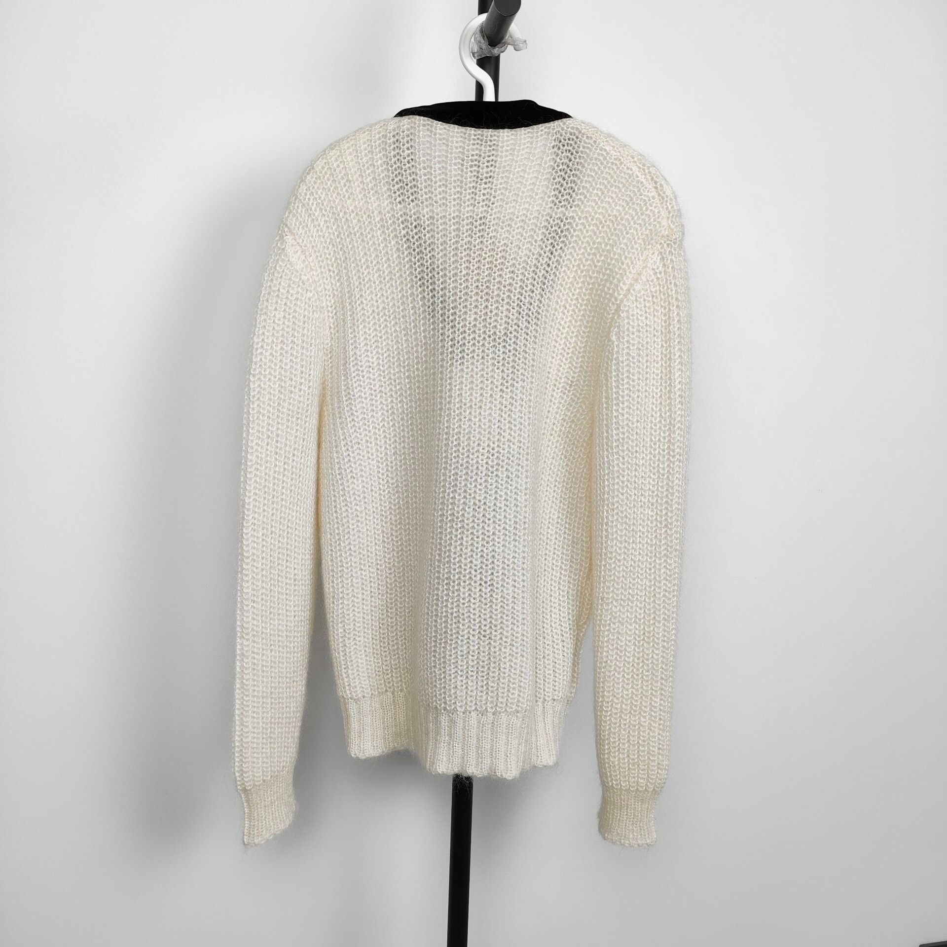 Miu Miu Miu Miu White Sweater S Women Size S / US 4 / IT 40 - 3 Thumbnail