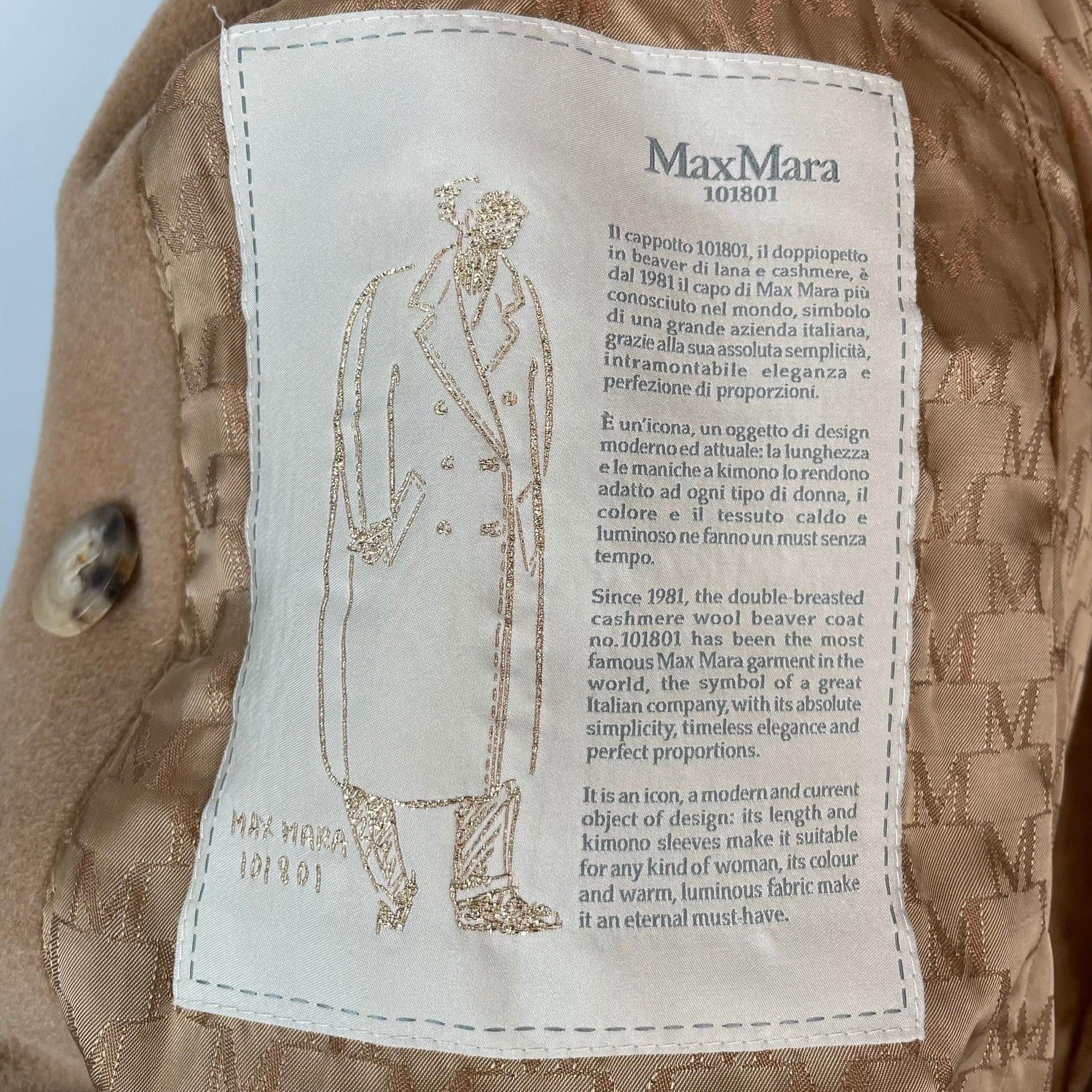 Max Mara Max Mara Brown Coat 34 Women Size XS / US 0-2 / IT 36-38 - 8 Thumbnail