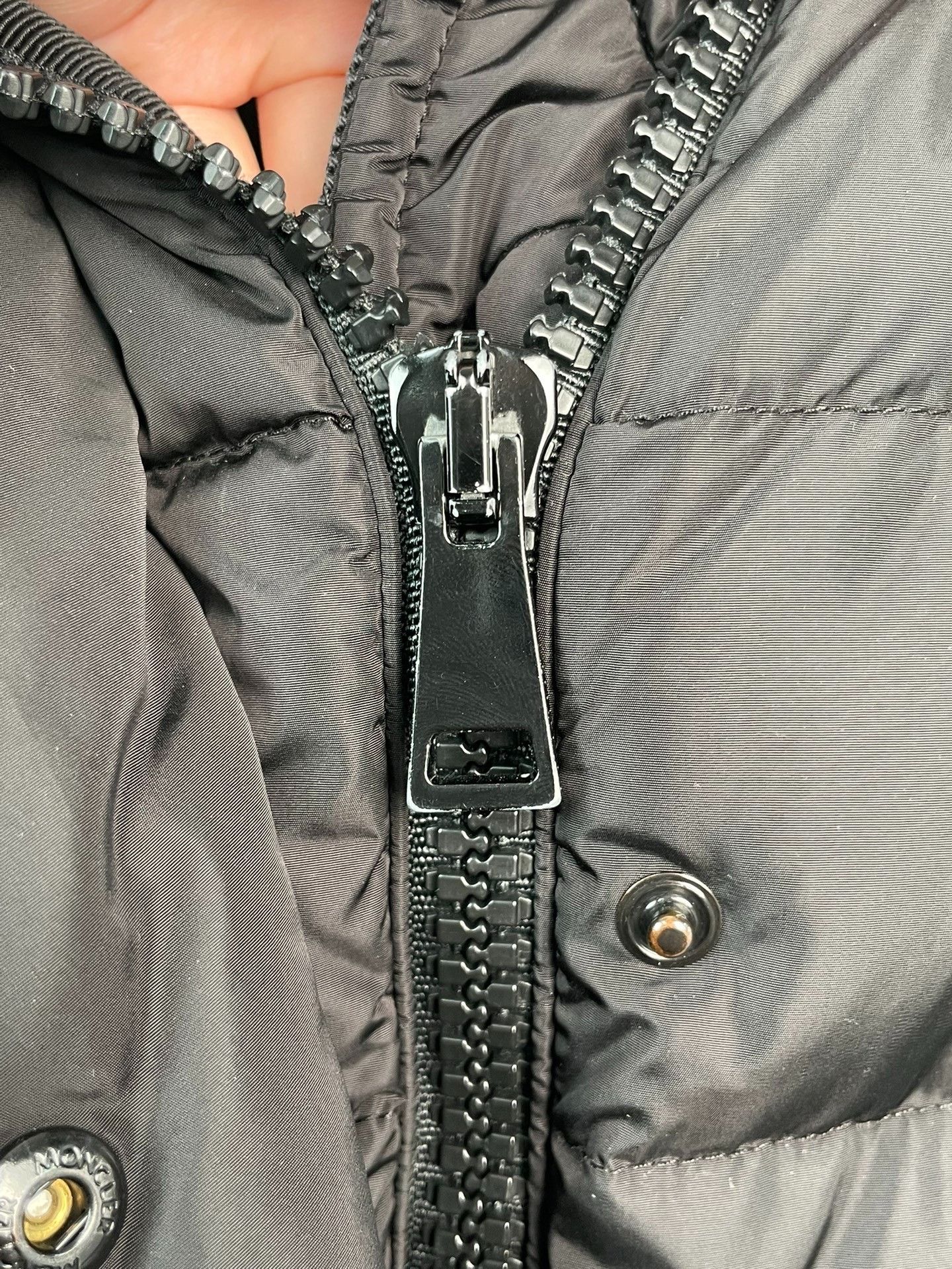 Moncler Moncler Long Black Down Jacket S Women Size S / US 4 / IT 40 - 6 Thumbnail