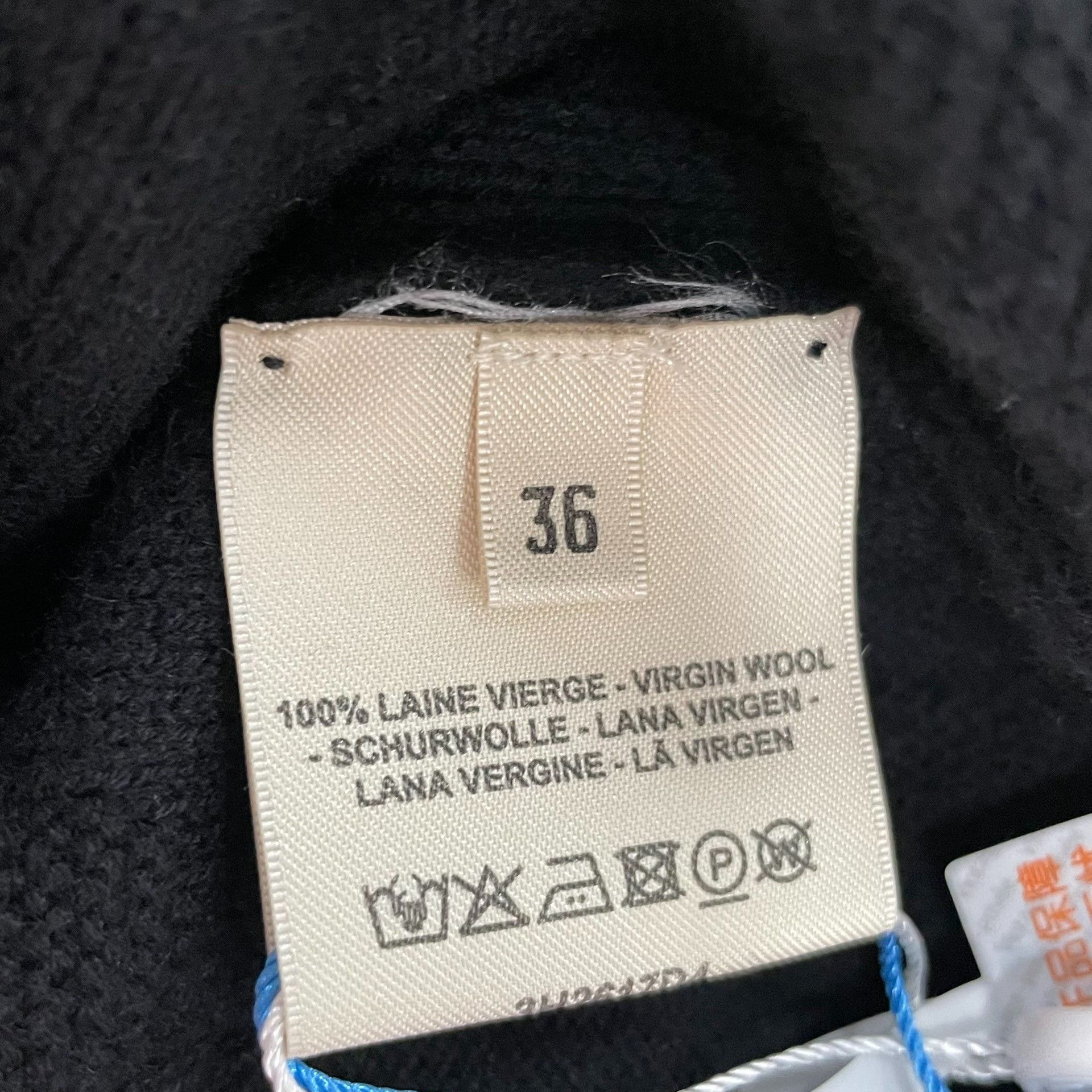 Hermes Hermes Knit Wool Black Sweater 36 Women Size S / US 4 / IT 40 - 7 Thumbnail