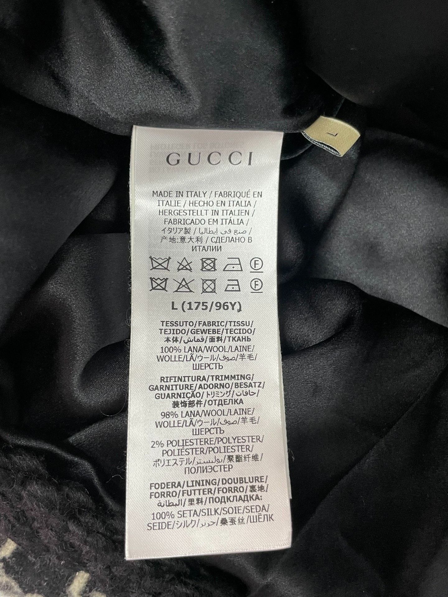 Gucci Gucci Wool Black Sweater L Women Size L / US 10 / IT 46 - 6 Thumbnail