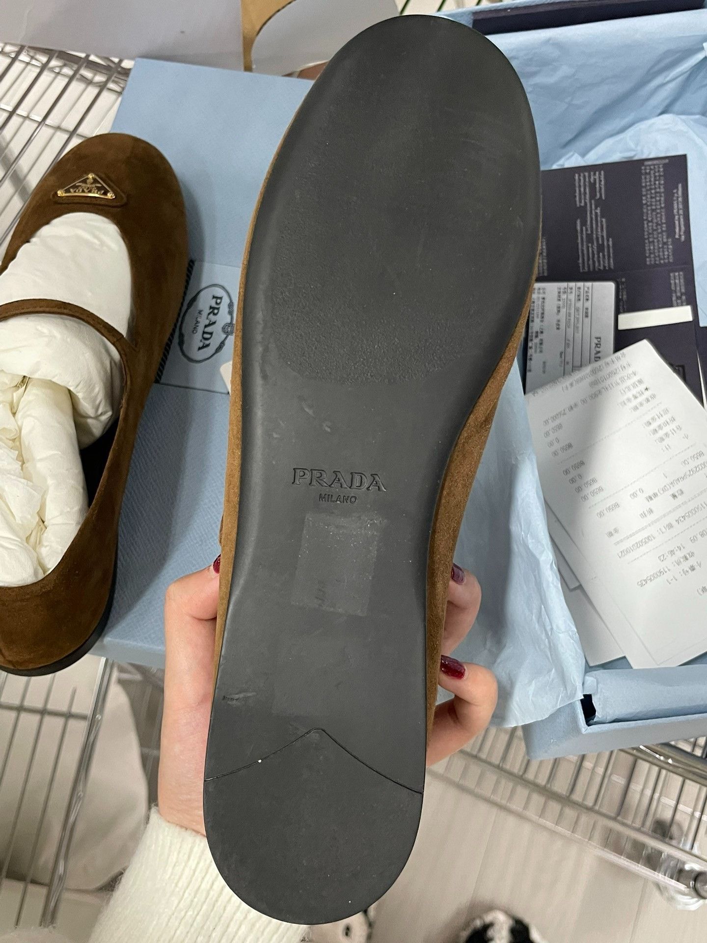 Prada Prada Brown Lowtop Sneakers 25 Women Size US 8 / IT 38 - 3 Thumbnail
