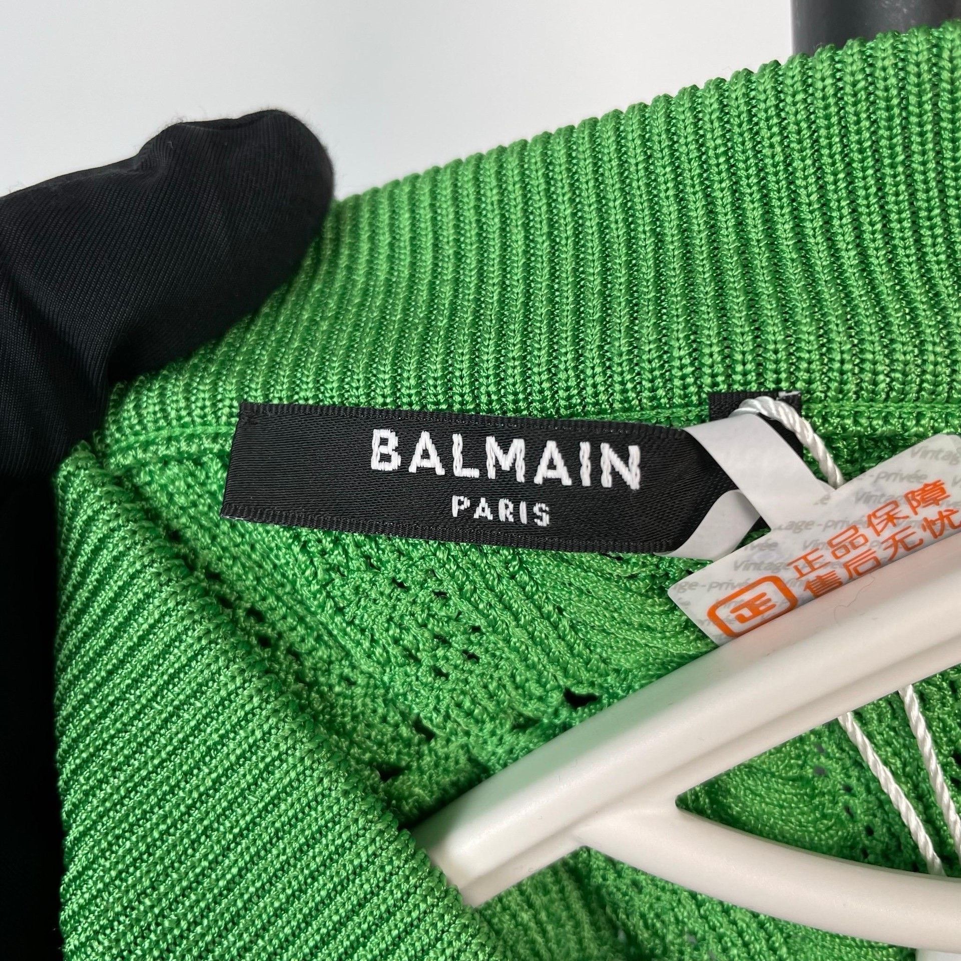 Balmain Balmain Knit Green Sweater 34 Women Size XS / US 0-2 / IT 36-38 - 8 Thumbnail