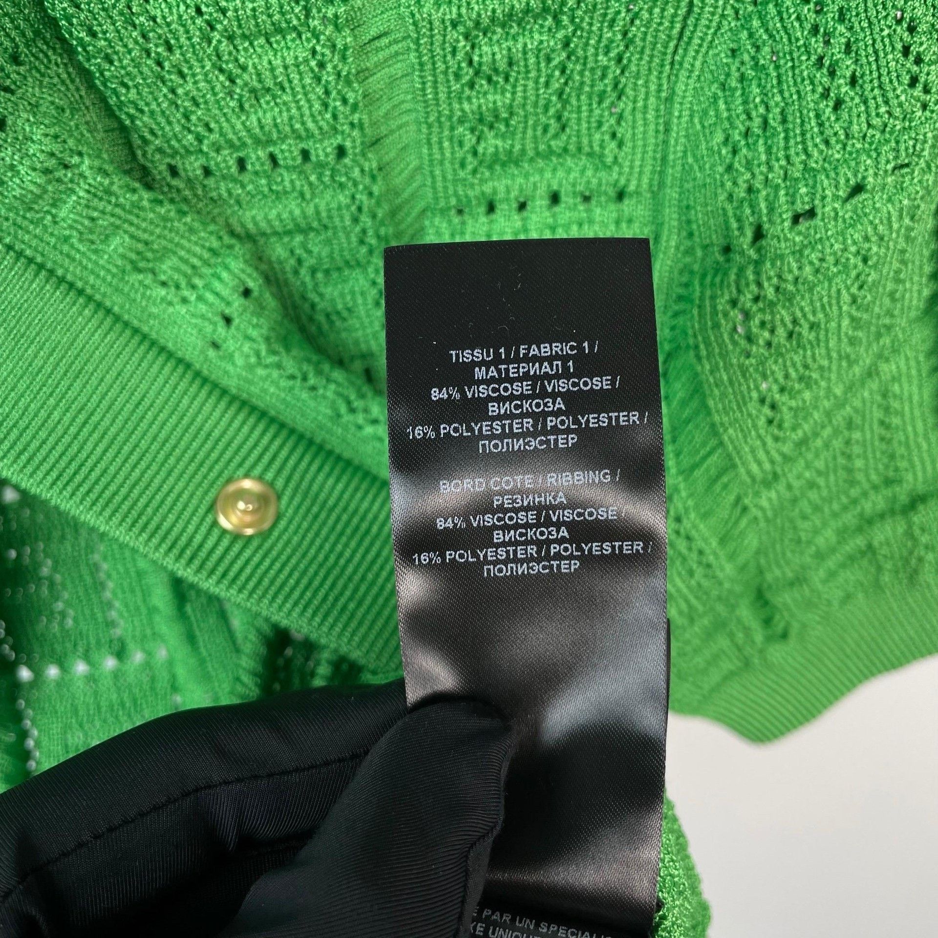 Balmain Balmain Knit Green Sweater 34 Women Size XS / US 0-2 / IT 36-38 - 9 Thumbnail