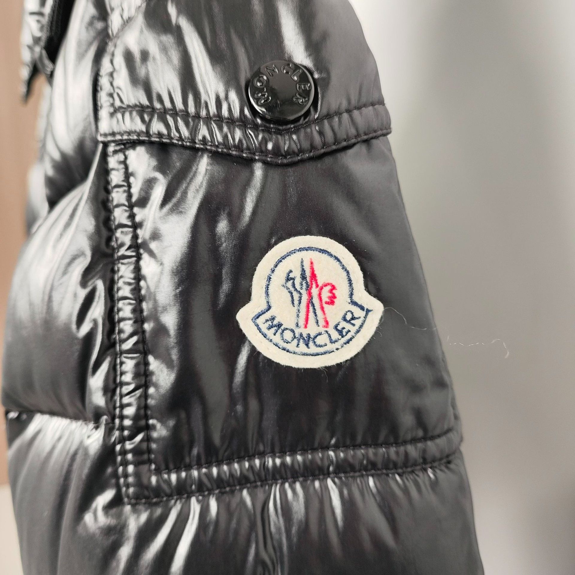 Moncler Moncler Retro Black Down Jacket 37.5 Women Size S / US 4 / IT 40 - 4 Thumbnail