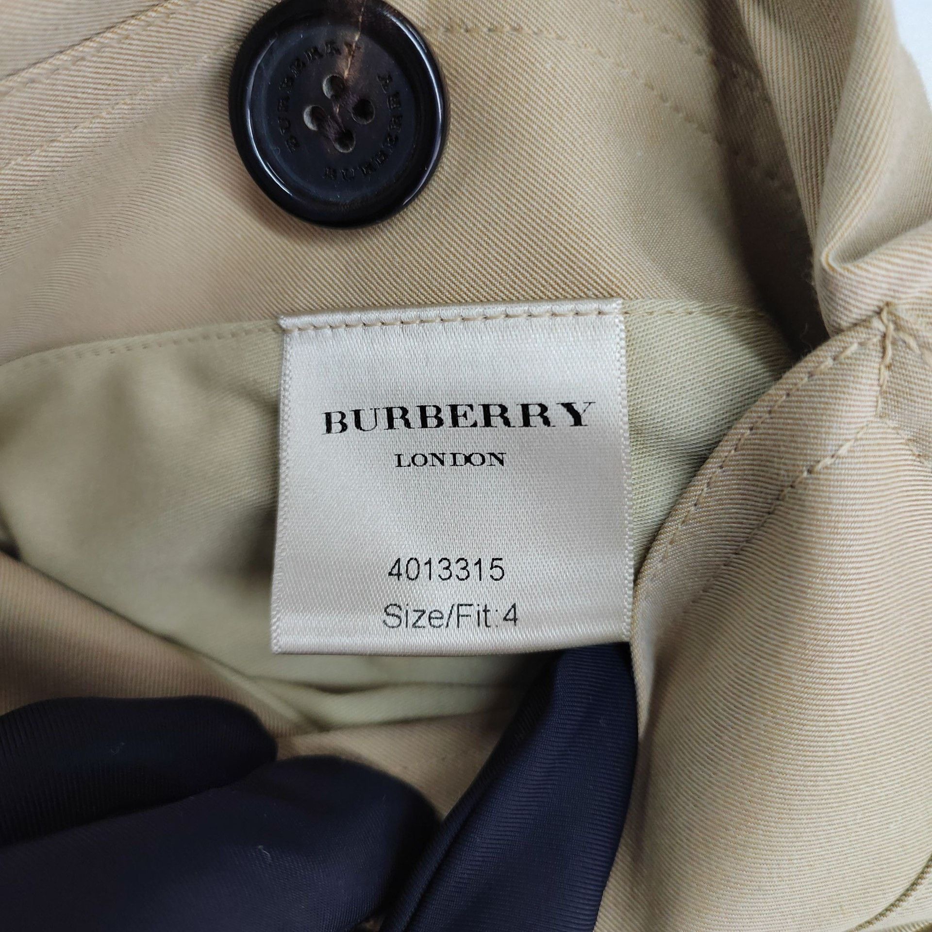 Burberry Burberry Beige Coat 36 Women Size S / US 4 / IT 40 - 8 Thumbnail