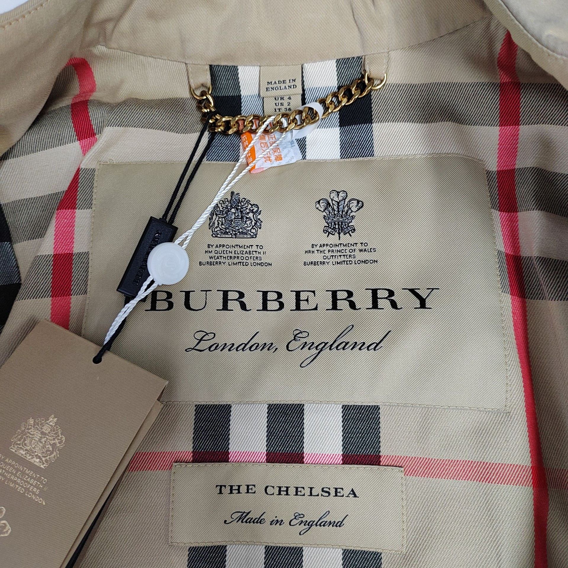 Burberry Burberry Beige Coat 36 Women Size S / US 4 / IT 40 - 4 Thumbnail