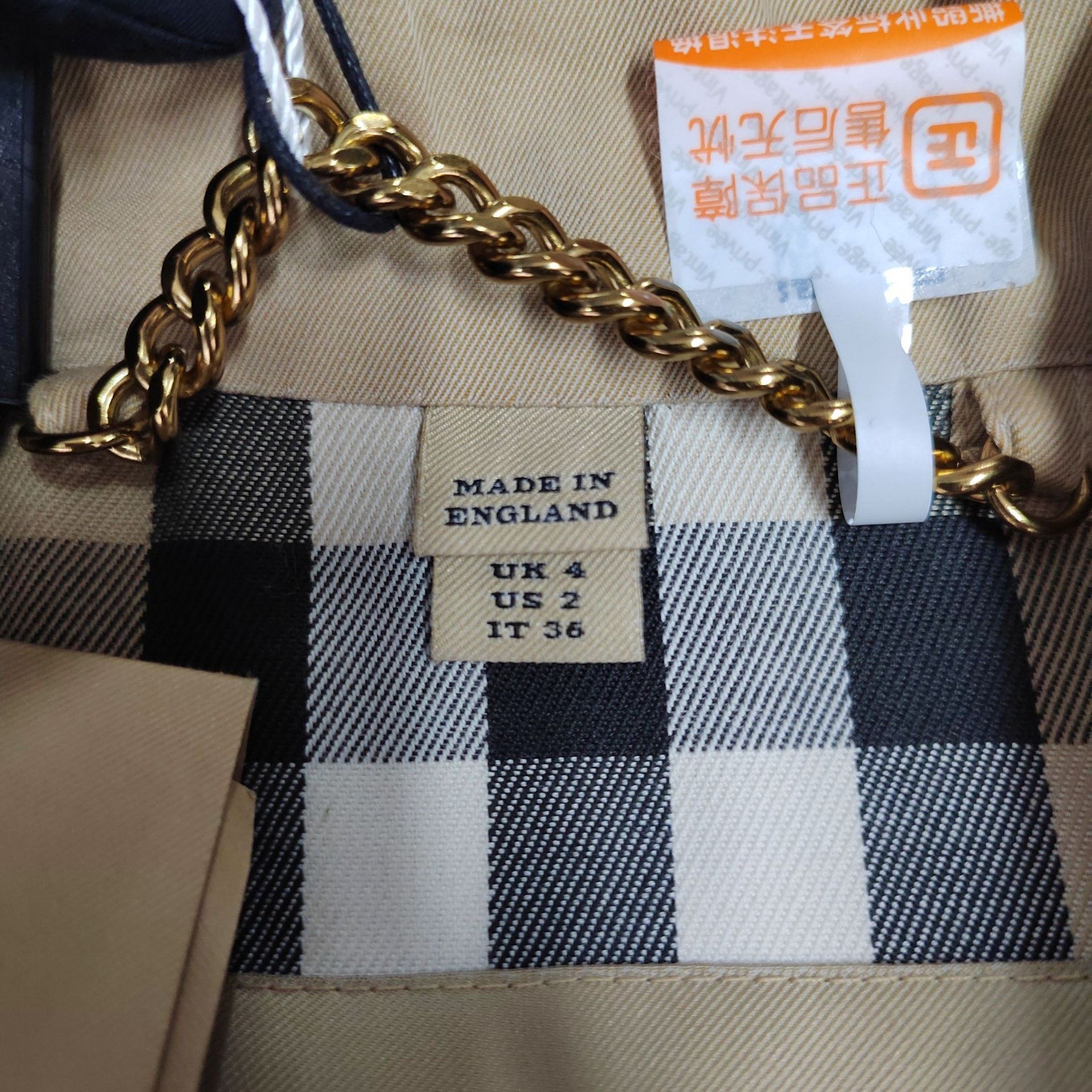 Burberry Burberry Beige Coat 36 Women Size S / US 4 / IT 40 - 5 Thumbnail