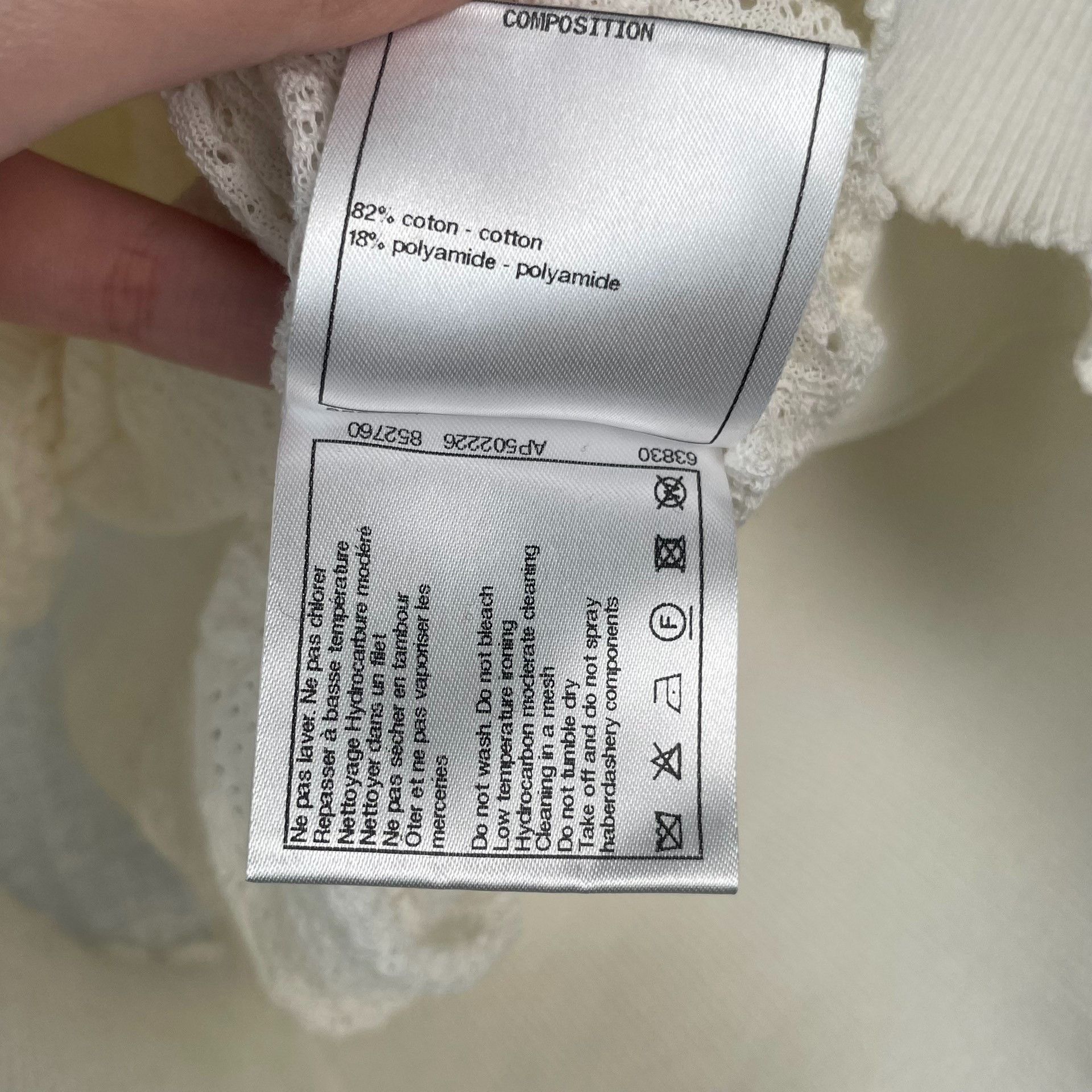 Chanel Chanel White Sweater 22 Women Size XS / US 0-2 / IT 36-38 - 7 Thumbnail