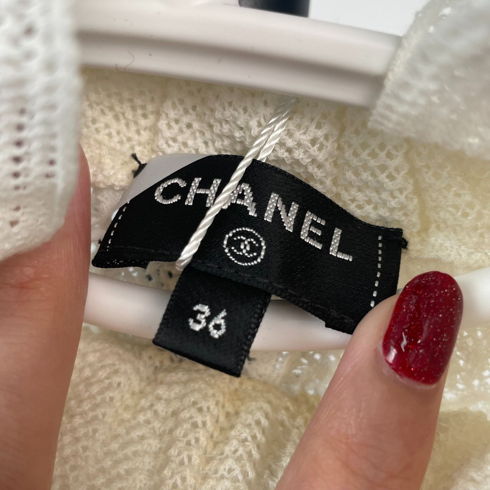 Chanel Chanel White Sweater 22 Women Size XS / US 0-2 / IT 36-38 - 5 Thumbnail