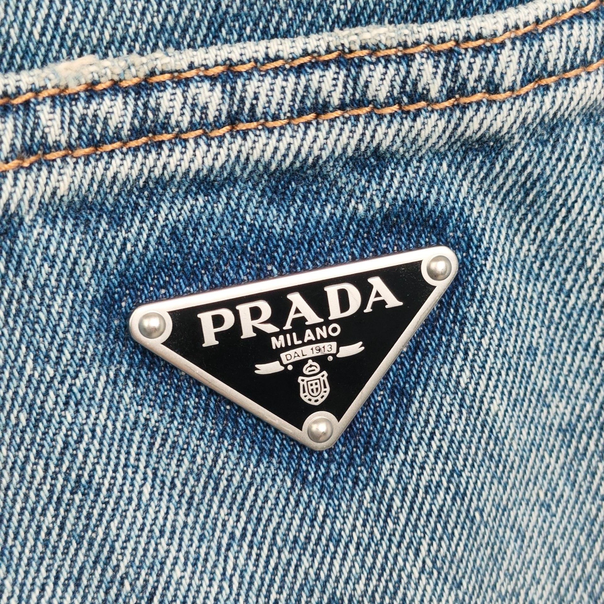 Prada Prada Retro Blue Jeans 25 Women Size 25" / US 0 / IT 36 - 5 Thumbnail