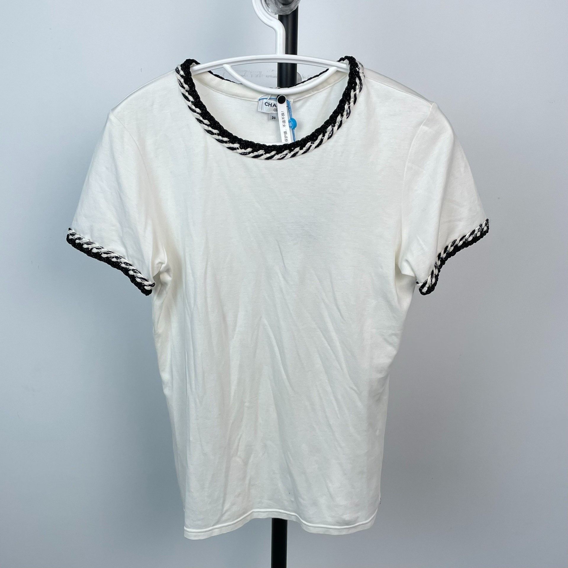 Chanel Chanel Black T-Shirt 36 Women Size S / US 4 / IT 40 - 8 Thumbnail