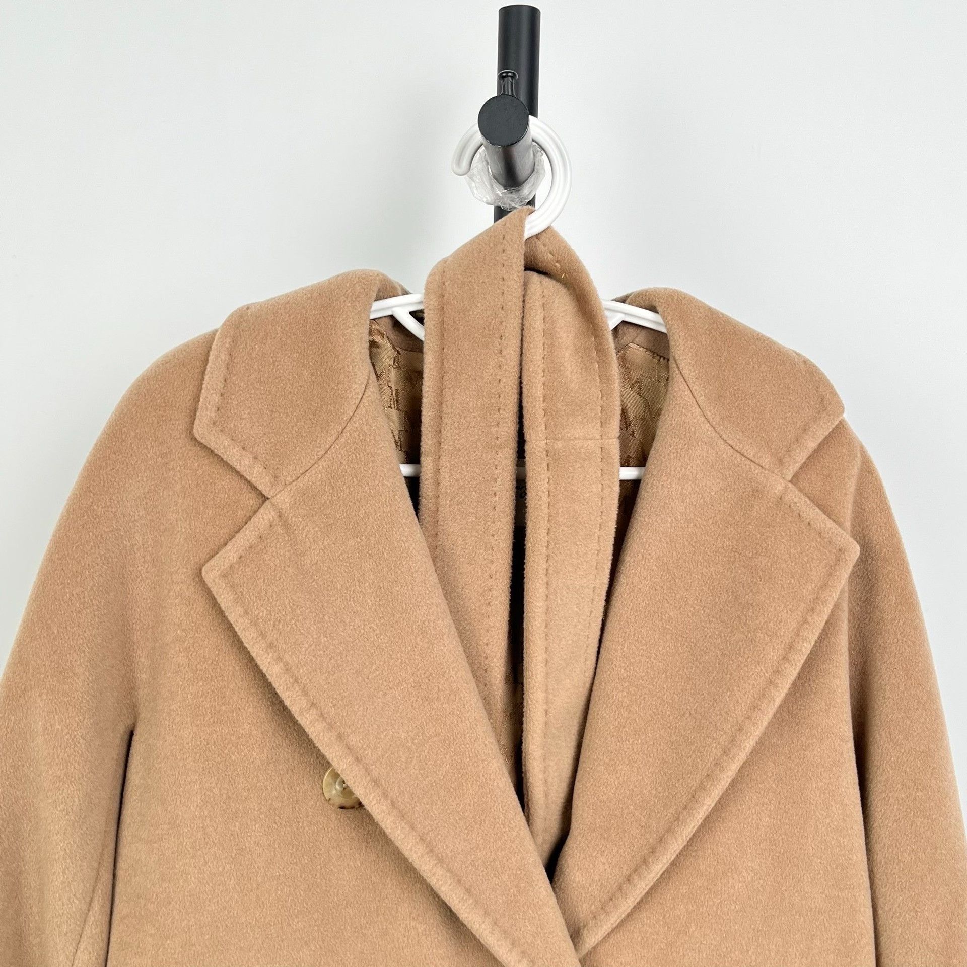 Max Mara Max Mara Wool Brown Coat 37.5 Women Size S / US 4 / IT 40 - 3 Thumbnail