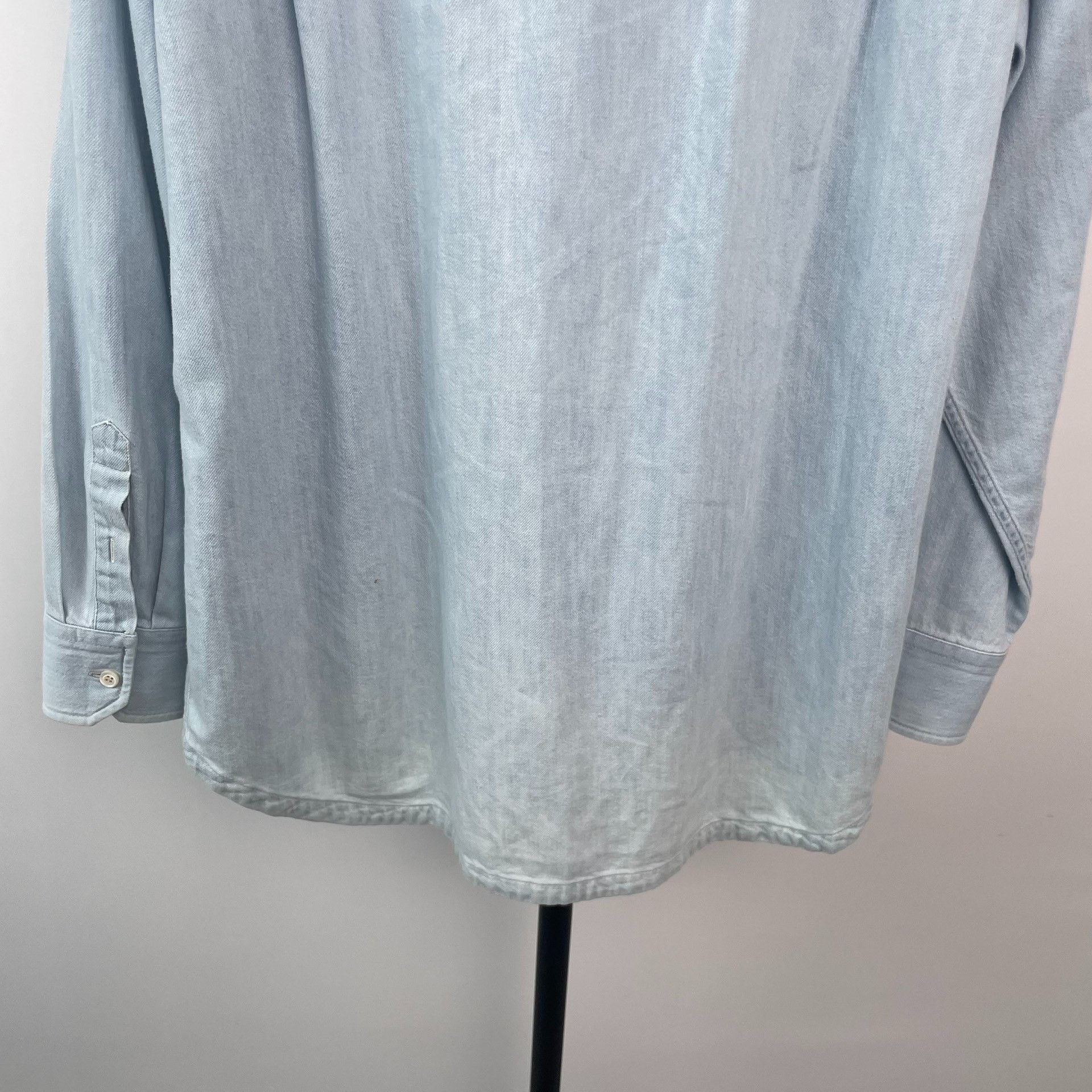 Prada Prada Retro Embroidered Blue Shirt 36 Men Size US S / EU 44-46 / 1 - 6 Thumbnail