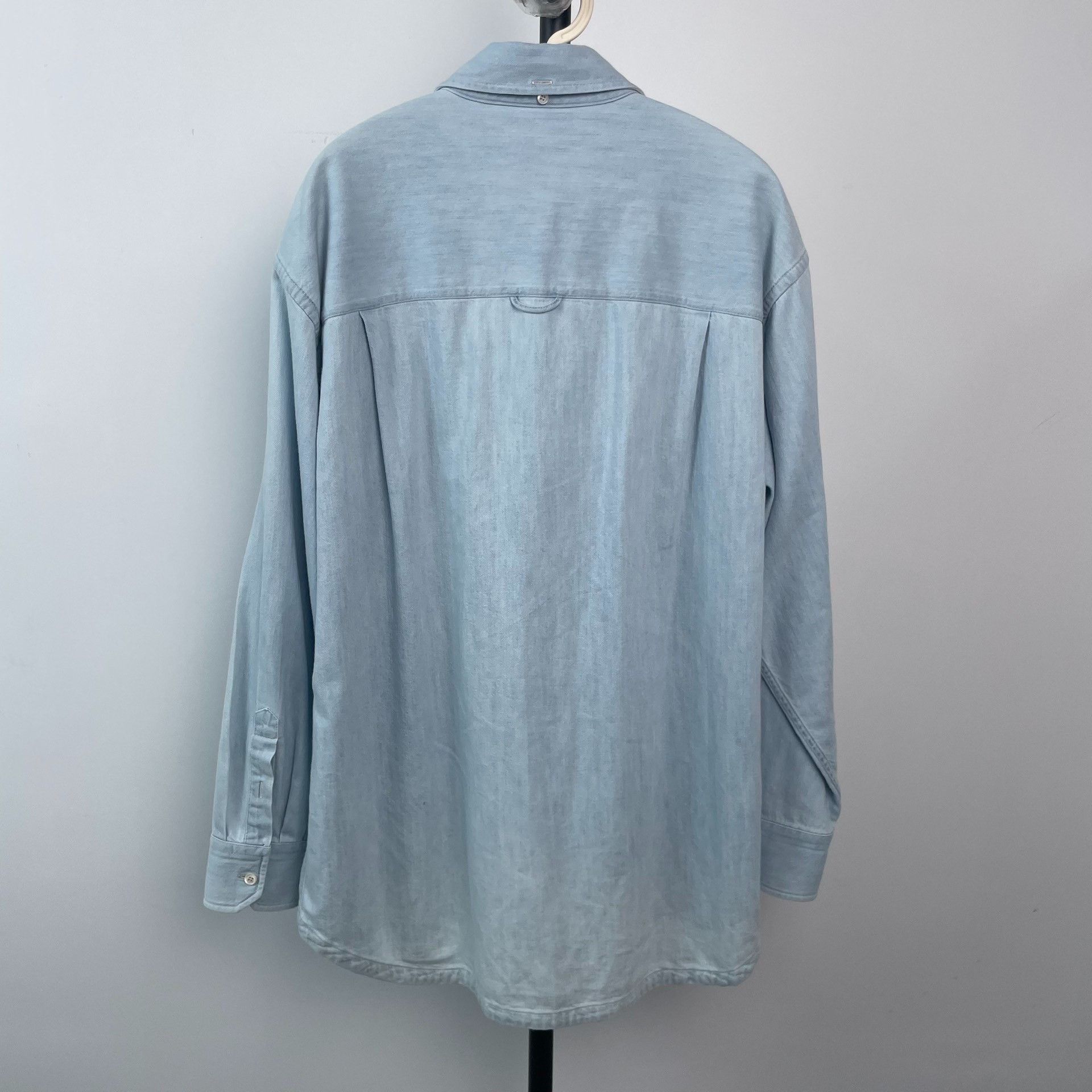 Prada Prada Retro Embroidered Blue Shirt 36 Men Size US S / EU 44-46 / 1 - 2 Thumbnail