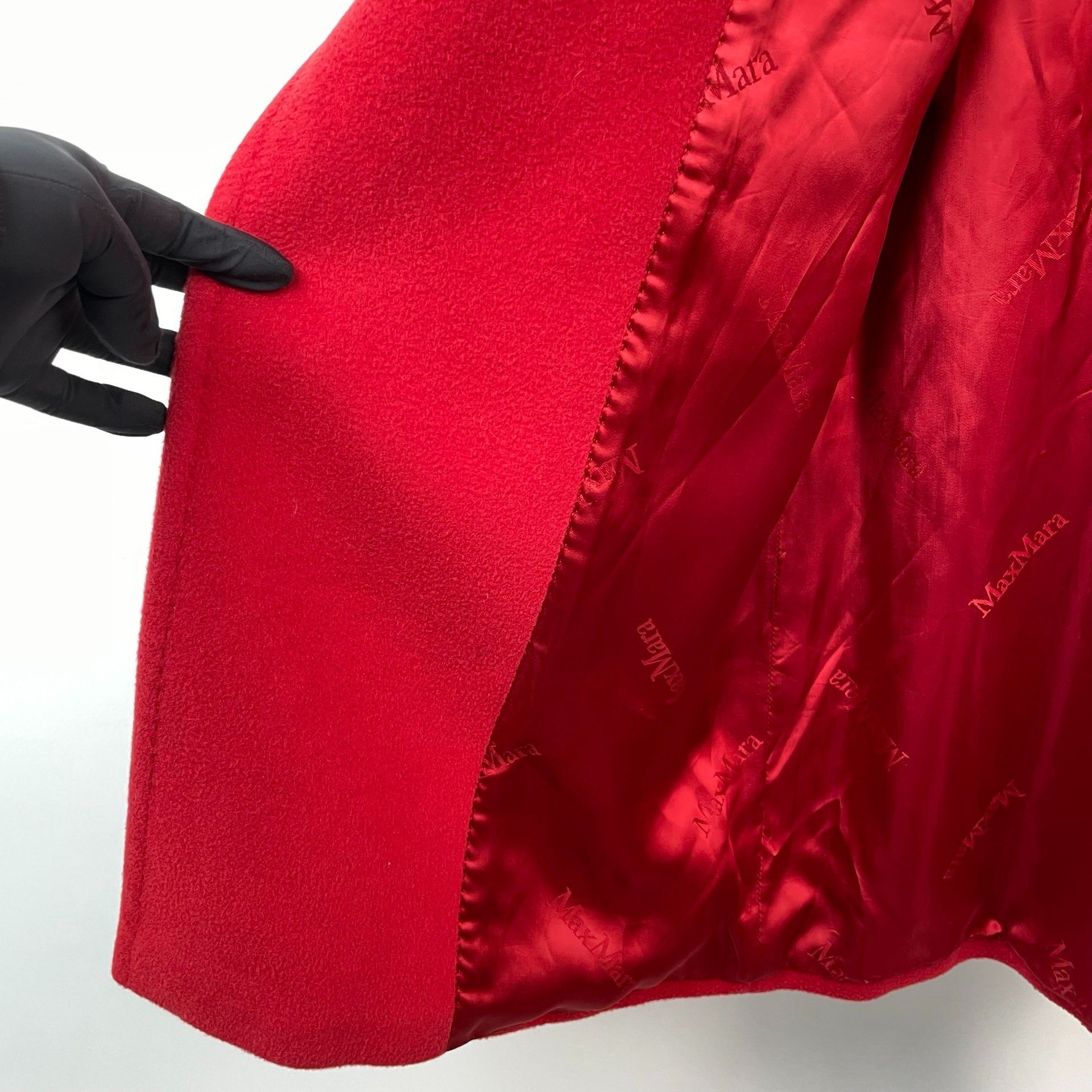 Max Mara Max Mara Red Coat 36 Women Size S / US 4 / IT 40 - 3 Thumbnail